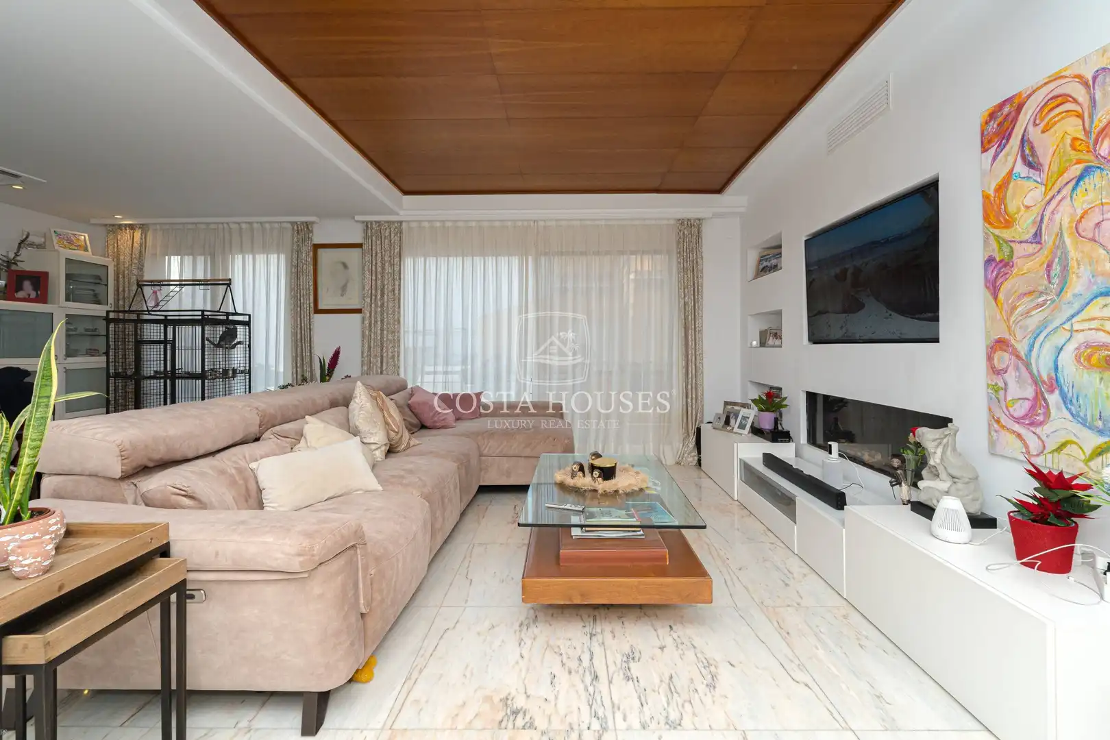 Living room of Houses for sale in Jávea / Xàbia  with Air Conditioner, Heating and Terrace