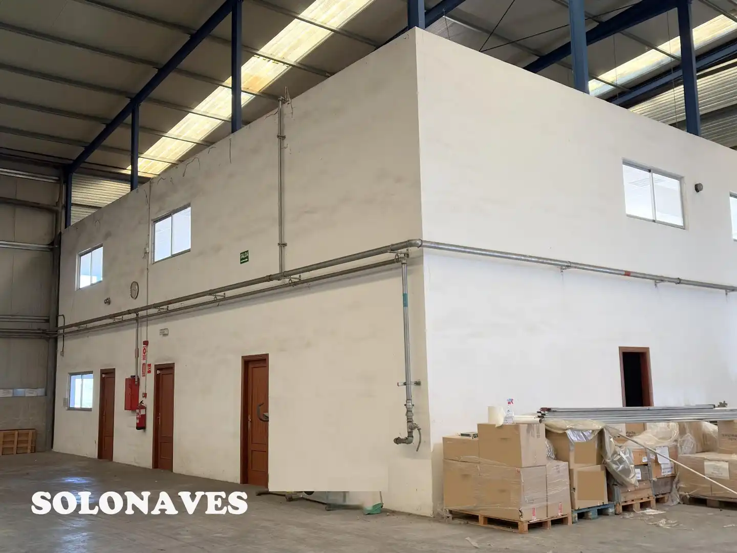Vista exterior de Nave industrial en venta en Leciñena