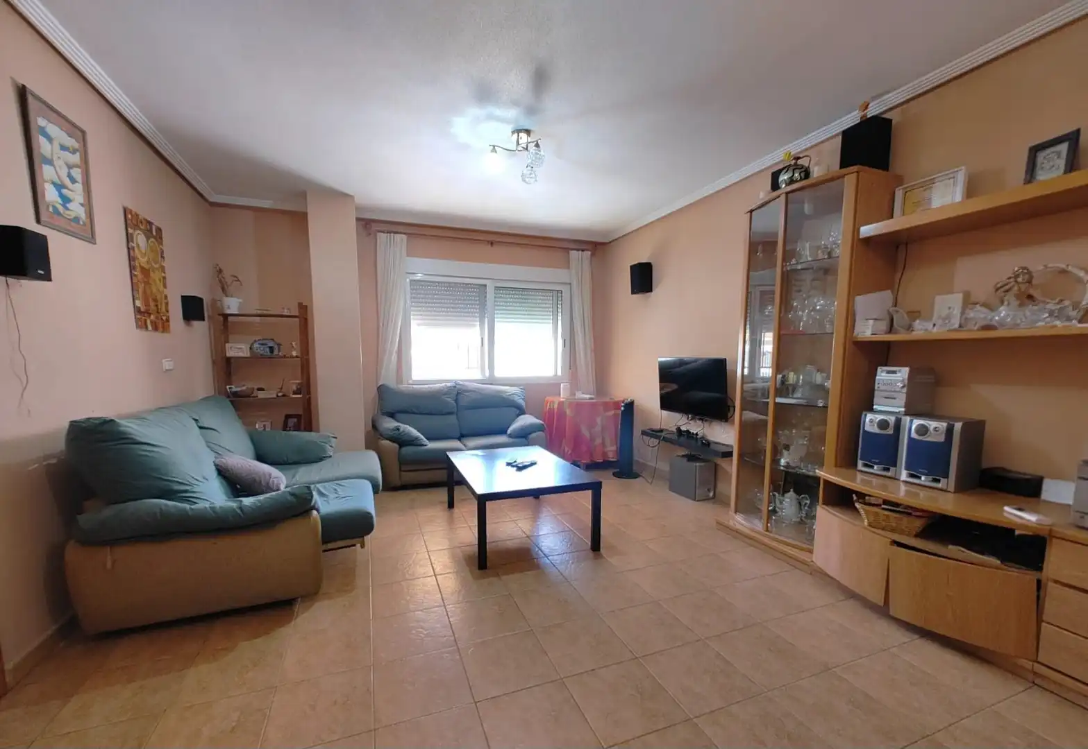 Sala d'estar de Casa adosada en venda en Las Torres de Cotillas amb Jardí privat, Terrassa i Piscina