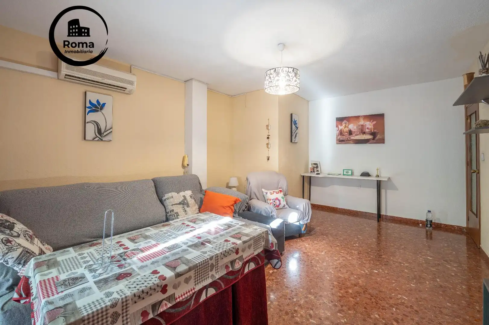 Sala de estar de Piso en venta en Maracena con Aire acondicionado, Amueblado y Balcón