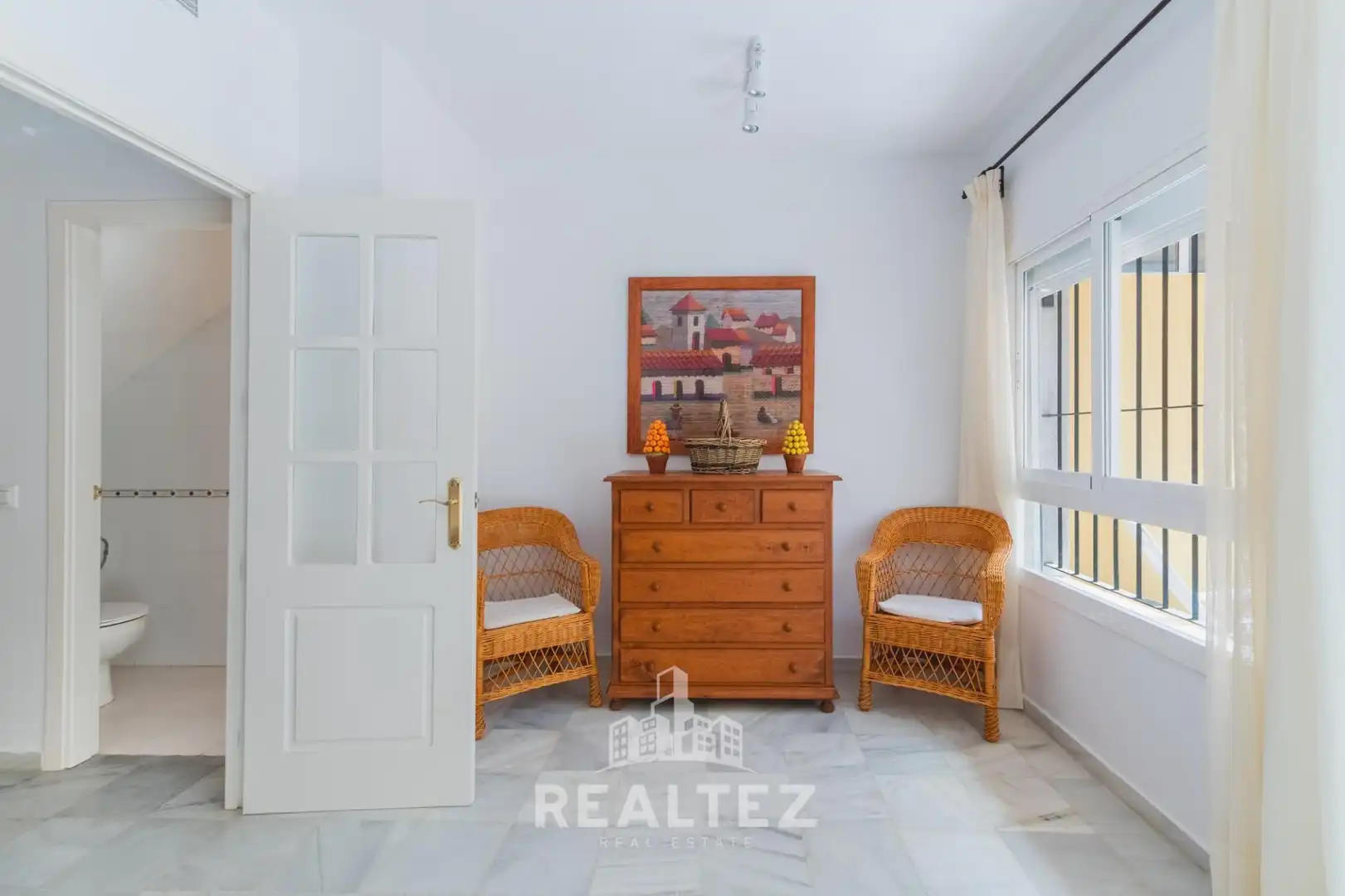 Schlafzimmer von Einfamilien-Reihenhaus zum Verkauf in El Puerto de Santa María mit Terrasse, Möbliert und Balkon