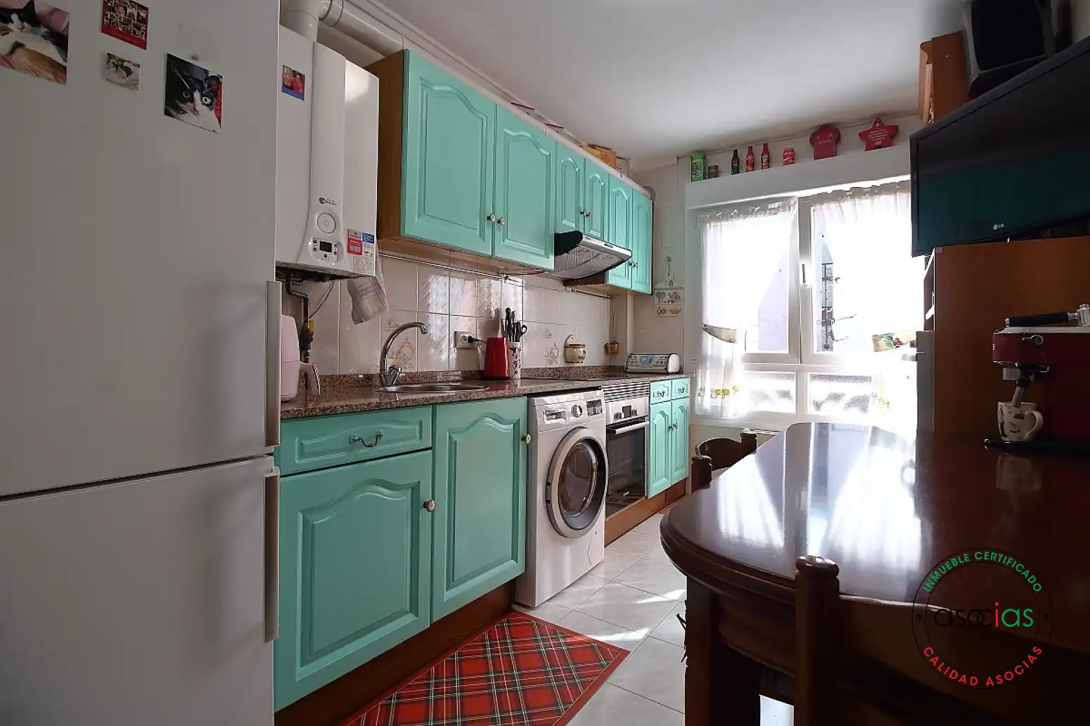Cocina de Piso en venta en Gijón  con Calefacción, Parquet y Trastero