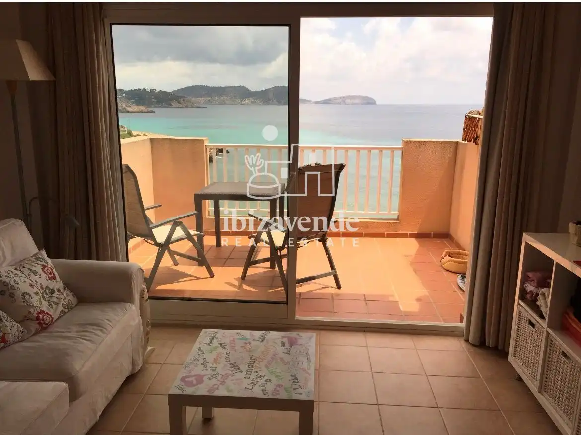 Terrasse von Wohnung zur Miete in Santa Eulària des Riu mit Klimaanlage, Heizung und Terrasse