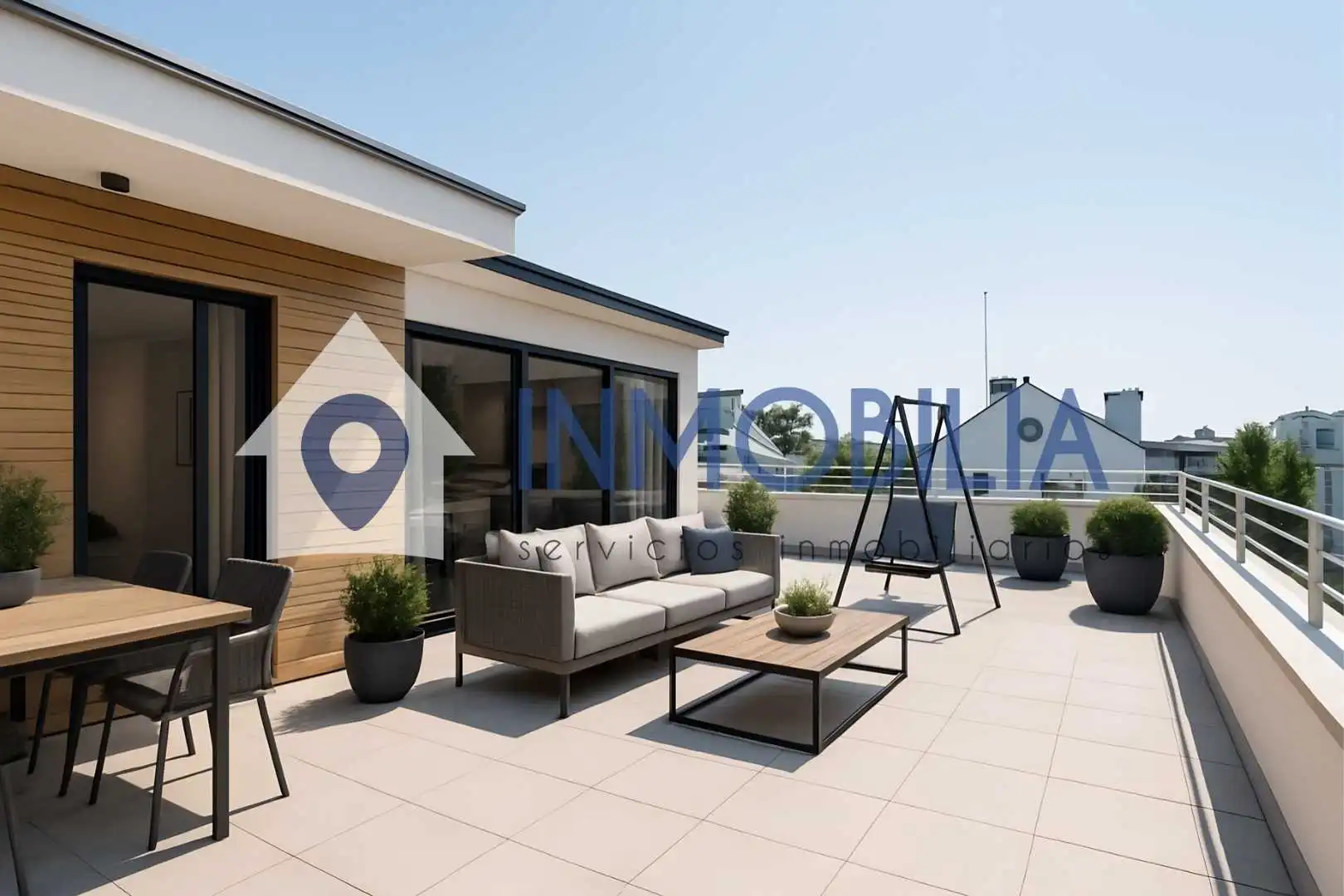 Terraza de Ático en venta en Madrid con Calefacción y Terraza