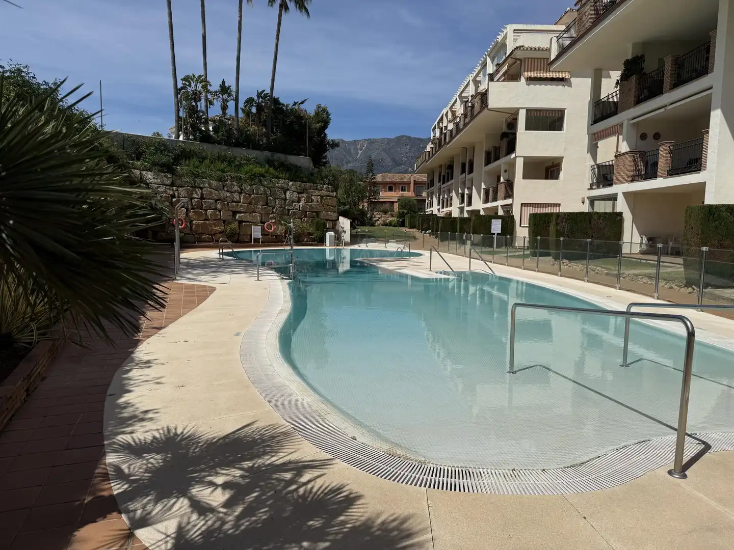 Piscina de Apartamento en venta en Mijas con Aire acondicionado, Calefacción y Jardín privado
