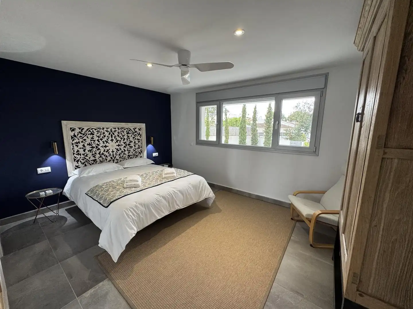 Bedroom of Houses for rent in Moraira  with Air Conditioner, Heating and Private garden