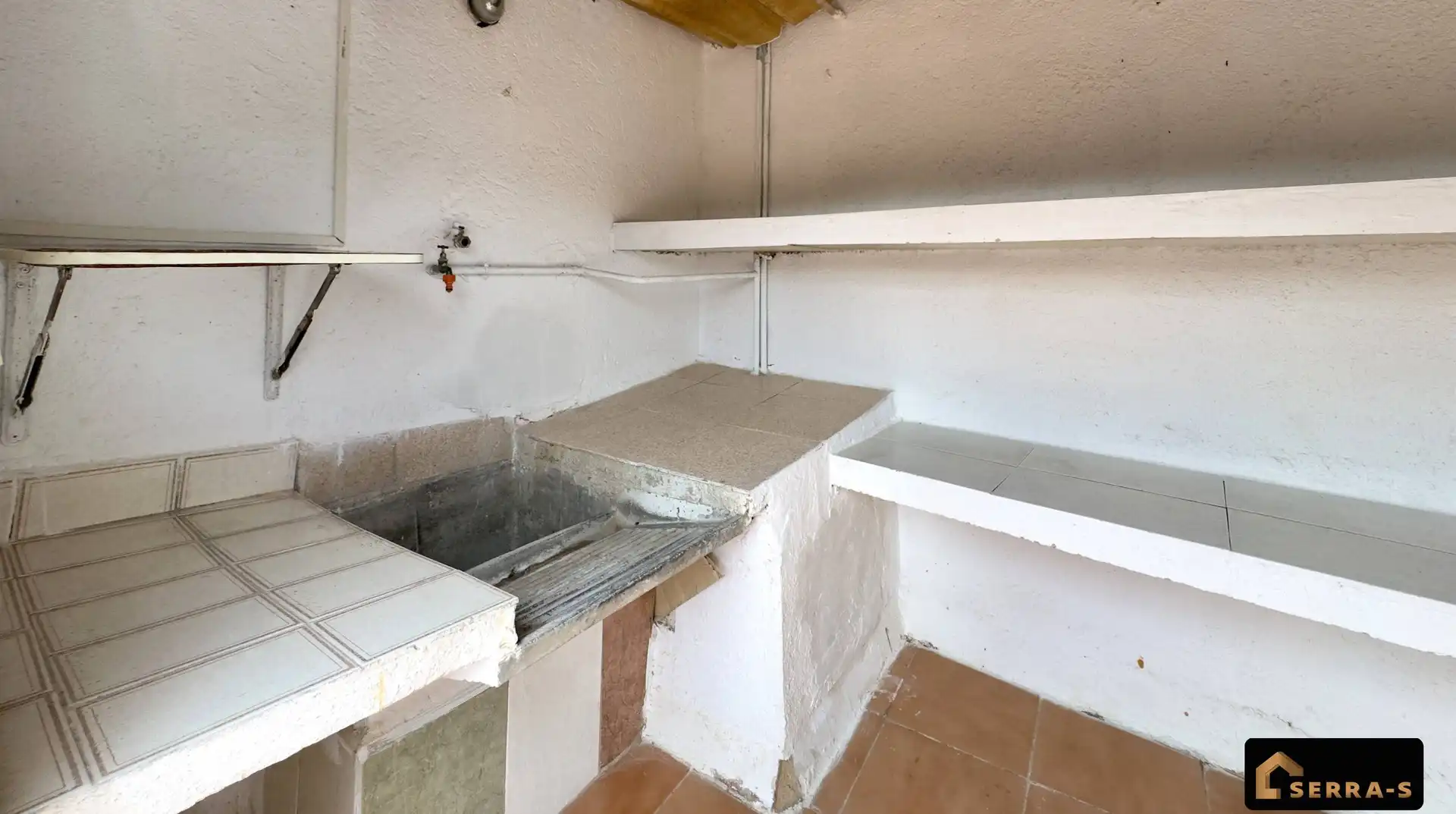 Cocina de Casa adosada en venta en Blanes con Terraza y Trastero