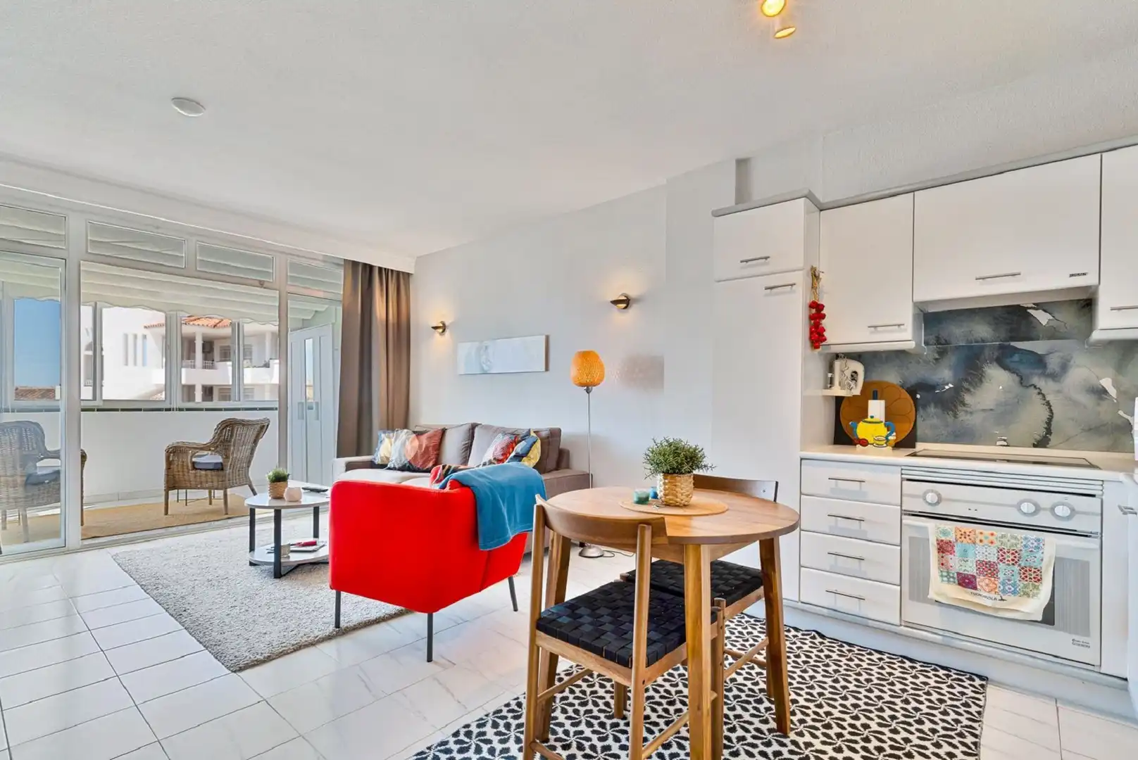 Living room of Apartments for sale in Fuengirola  with Terrace, Furnished and Oven