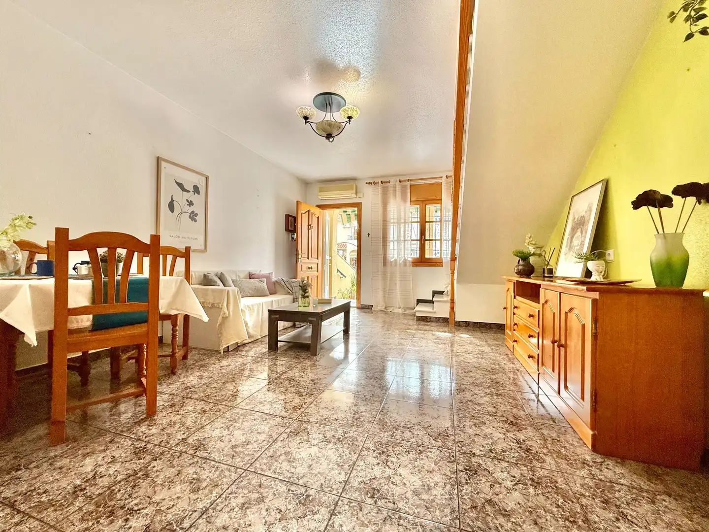 Sala de estar de Dúplex en venta en San Javier con Aire acondicionado, Jardín privado y Trastero