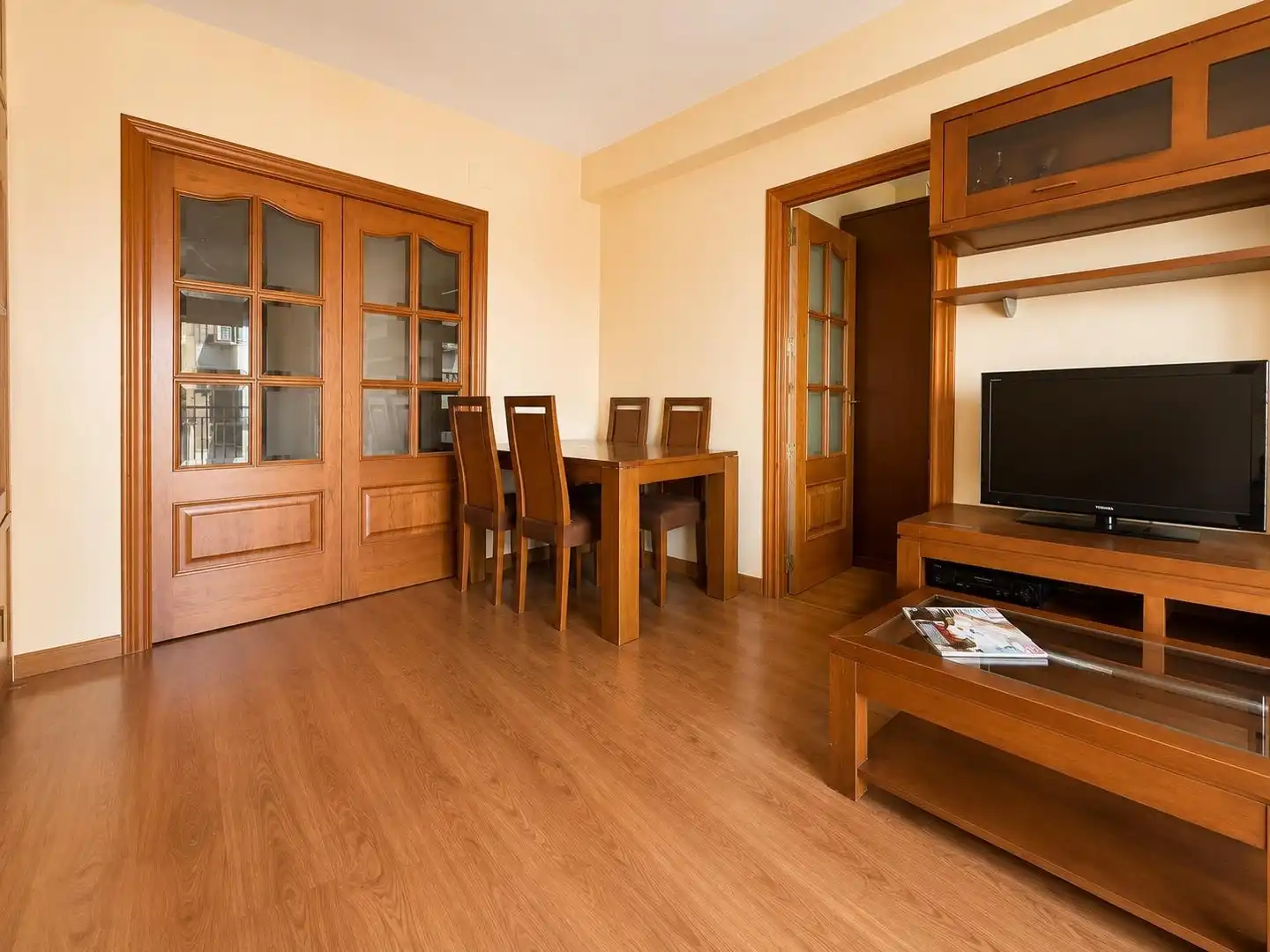Wohnzimmer von Wohnung zum Verkauf in Madrid mit Heizung, Parkett und Terrasse
