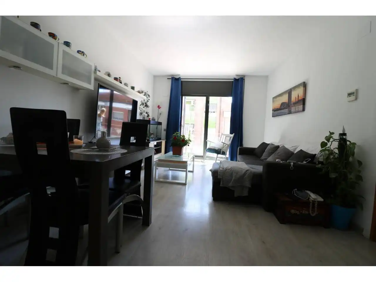 Wohnzimmer von Dachboden zum Verkauf in Montcada i Reixac mit Klimaanlage, Heizung und Parkett