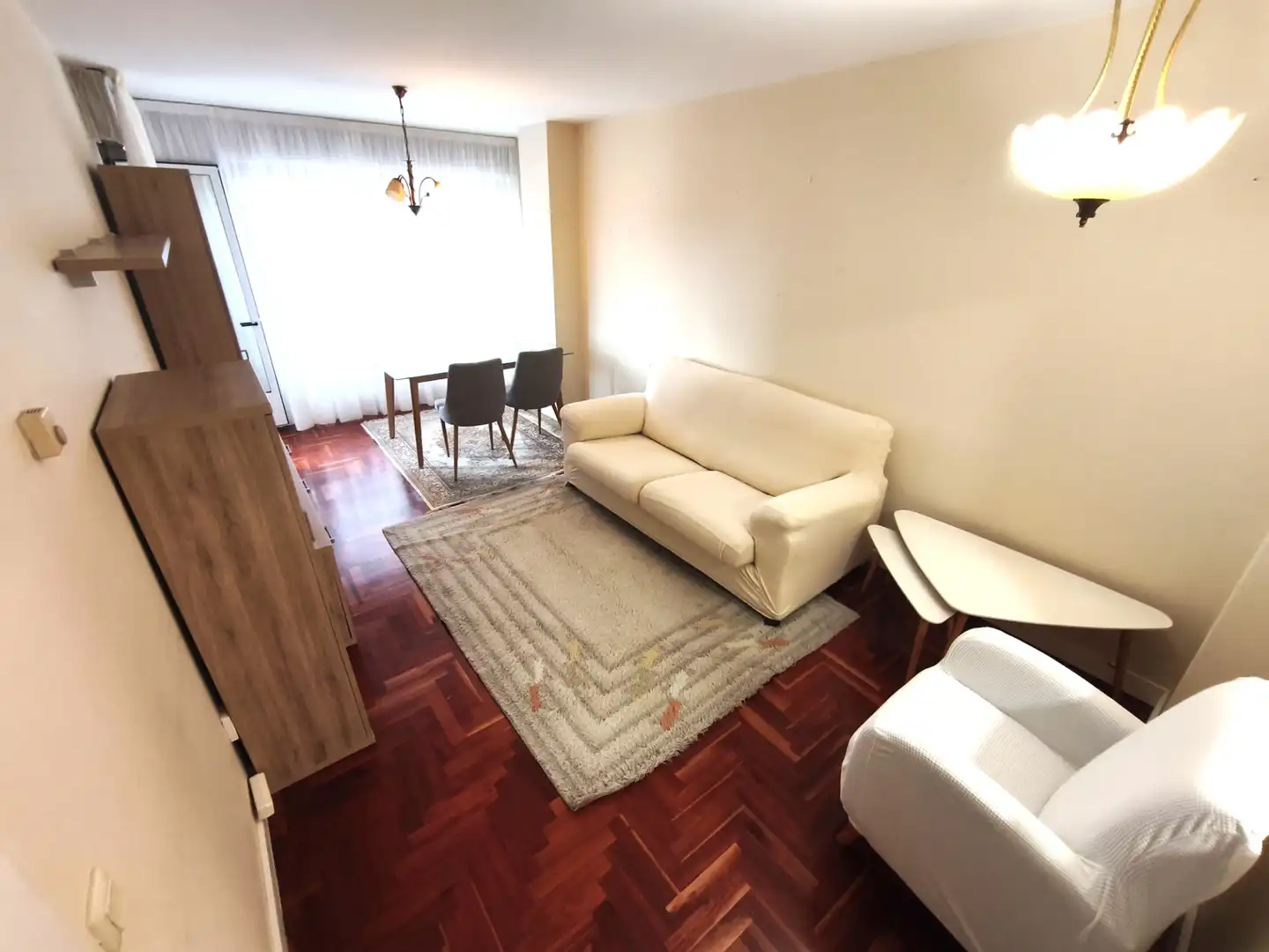 Living room of Apartments for rent in Vigo   with Storage room, Furnished and Balcony