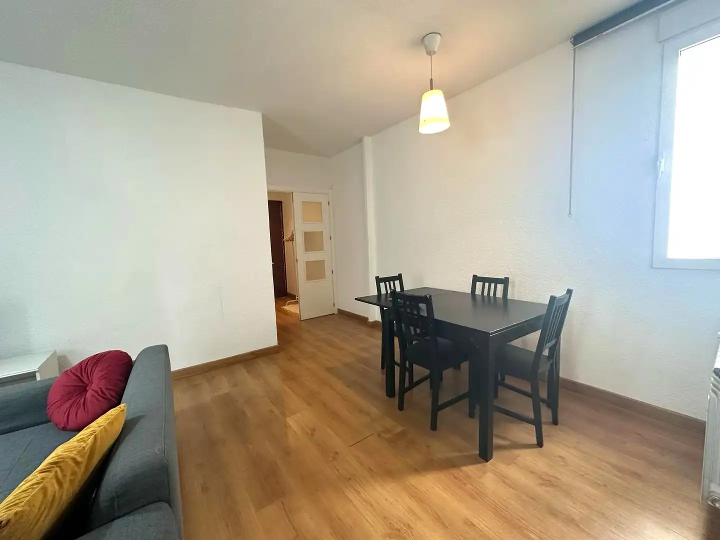 Dining room of Flat for rent in Madrid  with Air Conditioner, Heating and Parquet flooring