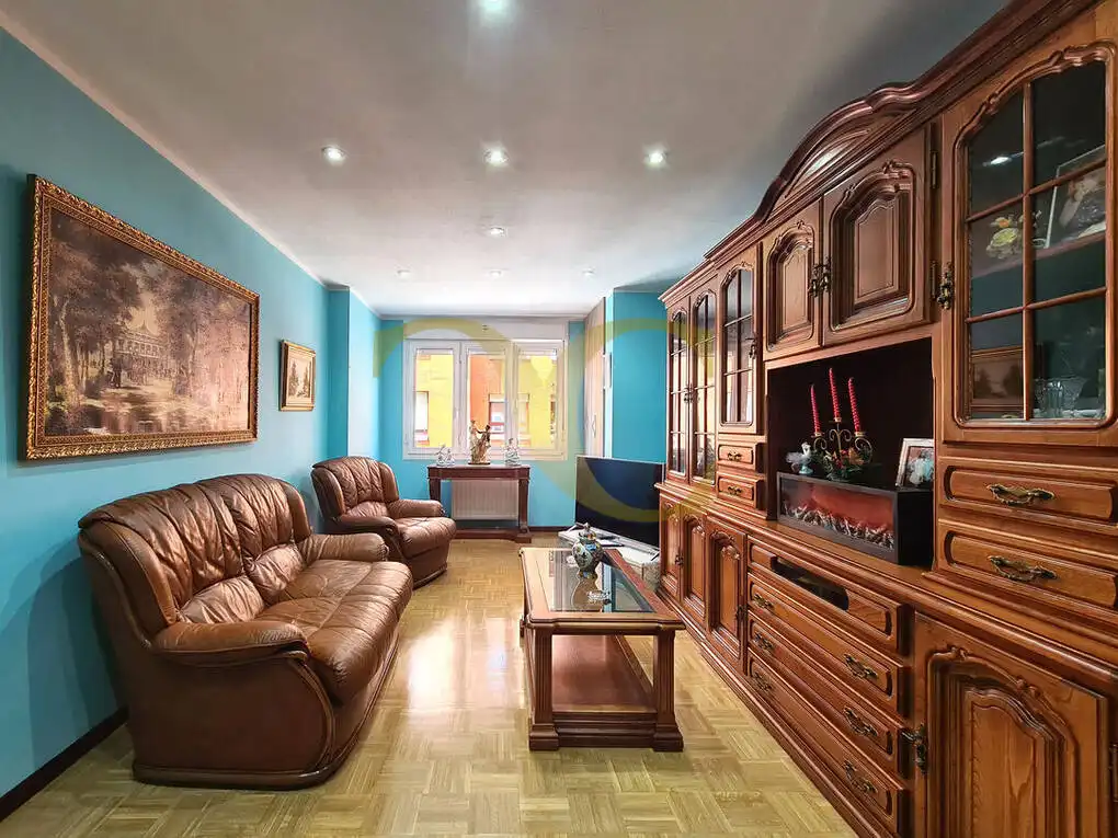 Living room of Flat for sale in Gijón   with Heating