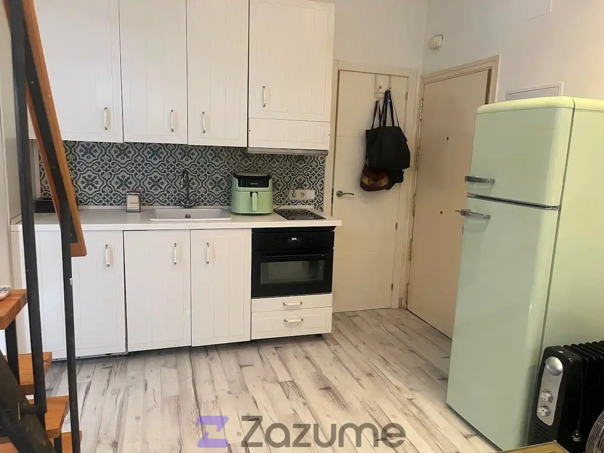 Kitchen of Apartments for rent in Madrid  with Heating, Terrace and Furnished