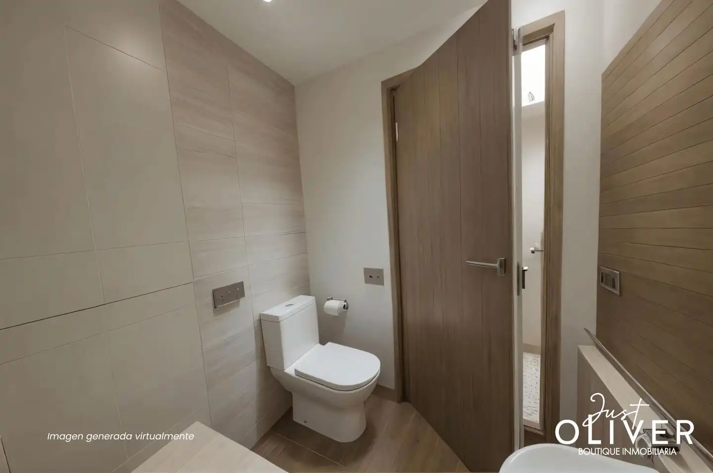 Badezimmer von Dachboden zum Verkauf in Cambrils mit Heizung, Terrasse und Balkon