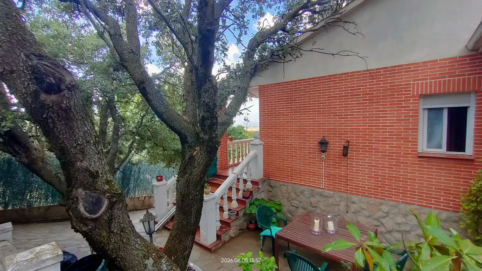 Terrassa de Casa o xalet en venda en El Casar amb Calefacció, Jardí privat i Terrassa