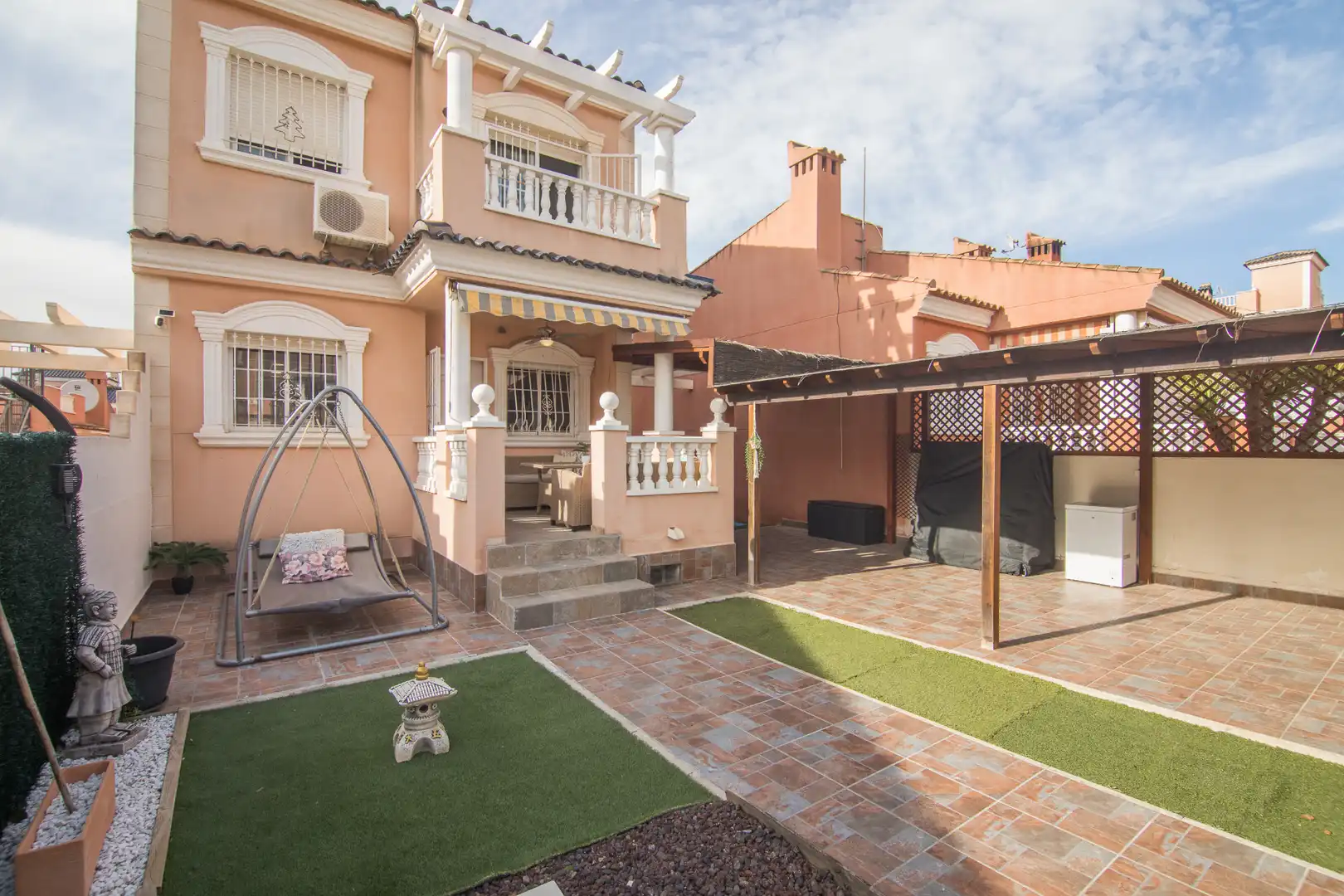 Garden of Houses for sale in Santa Pola  with Air Conditioner, Private garden and Terrace