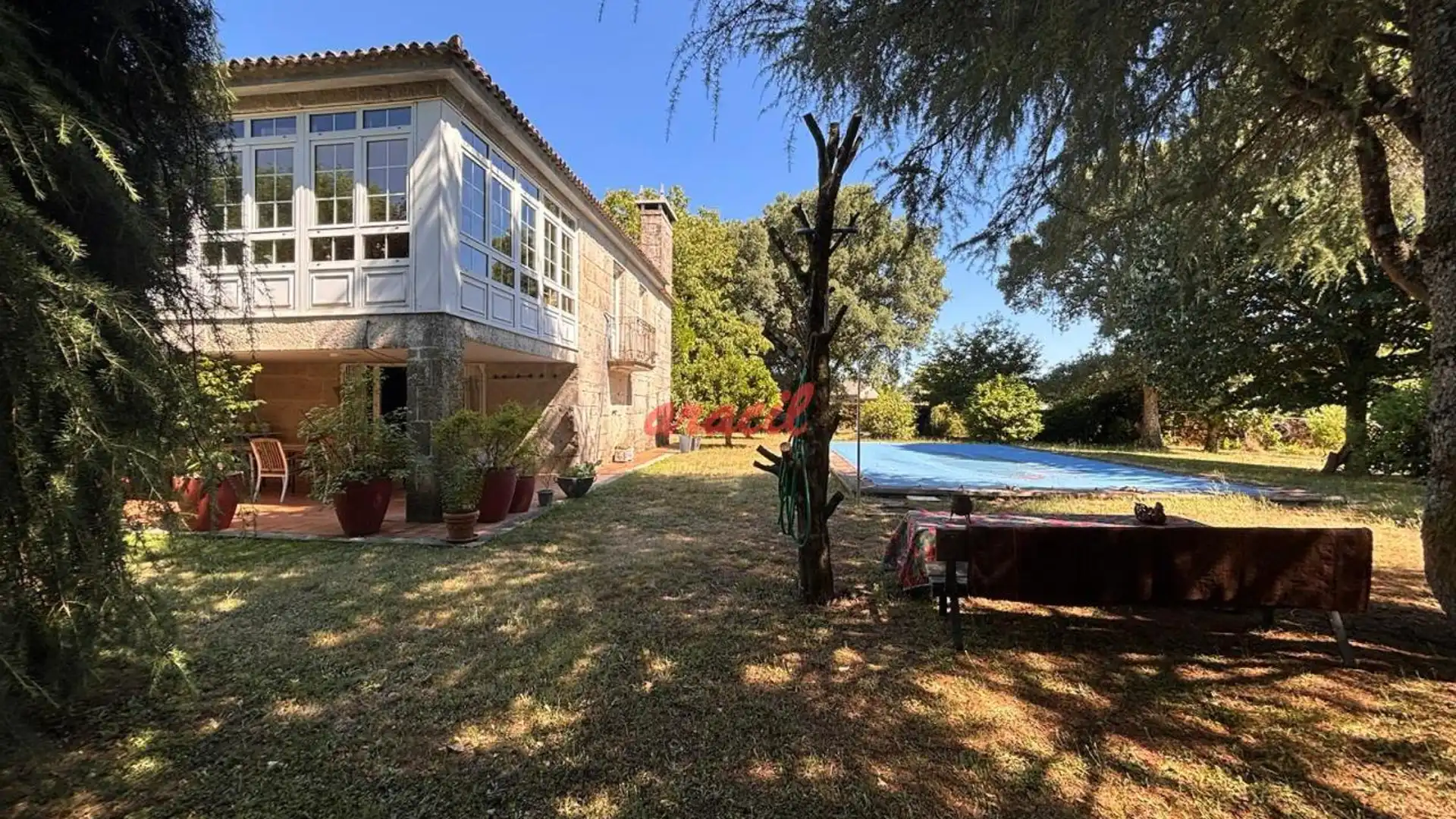 Garden of Country homes for sale in Vilamarín  with Heating, Private garden and Terrace