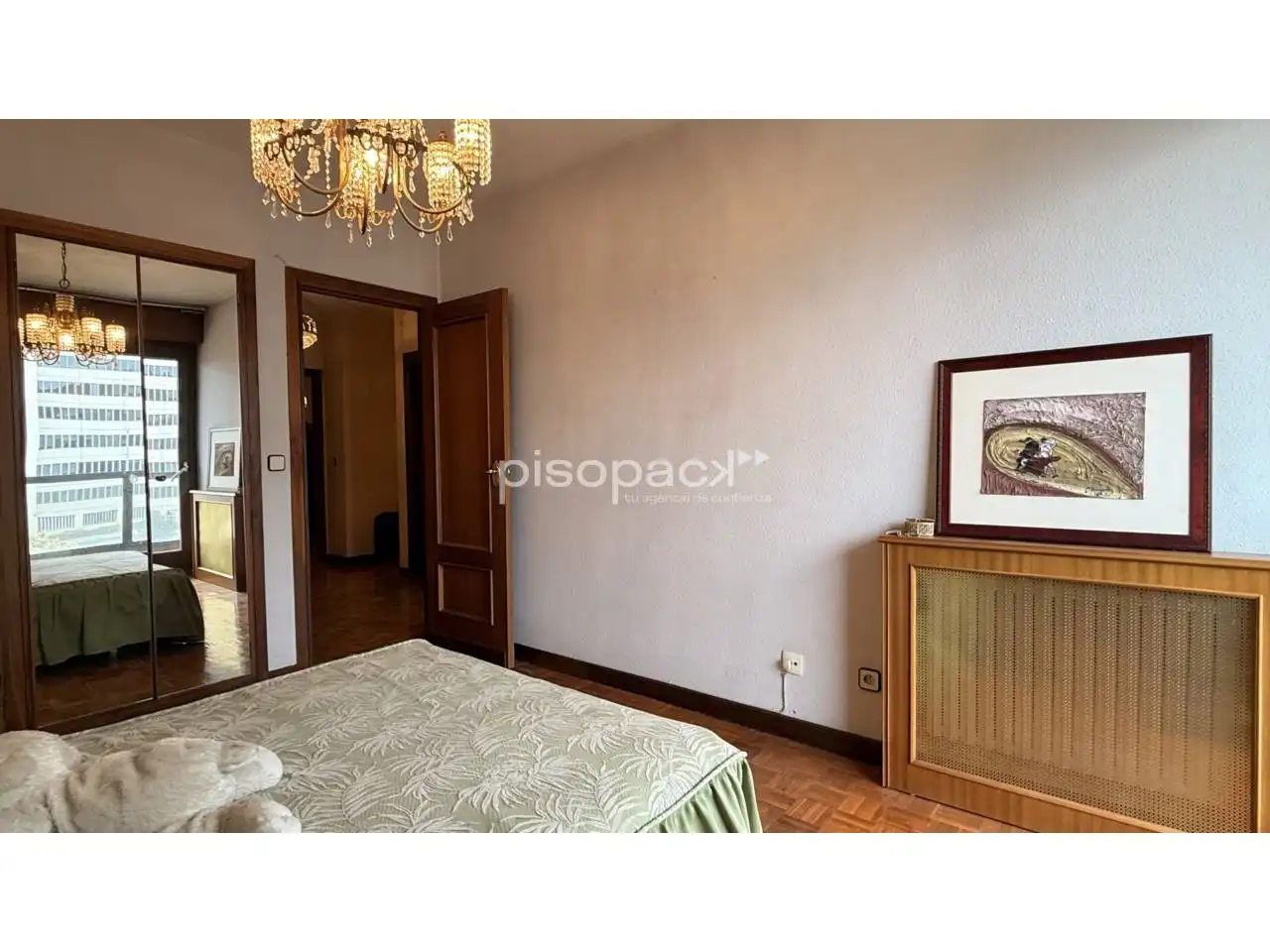 Bedroom of Flat for sale in  Pamplona / Iruña  with Heating, Terrace and Storage room