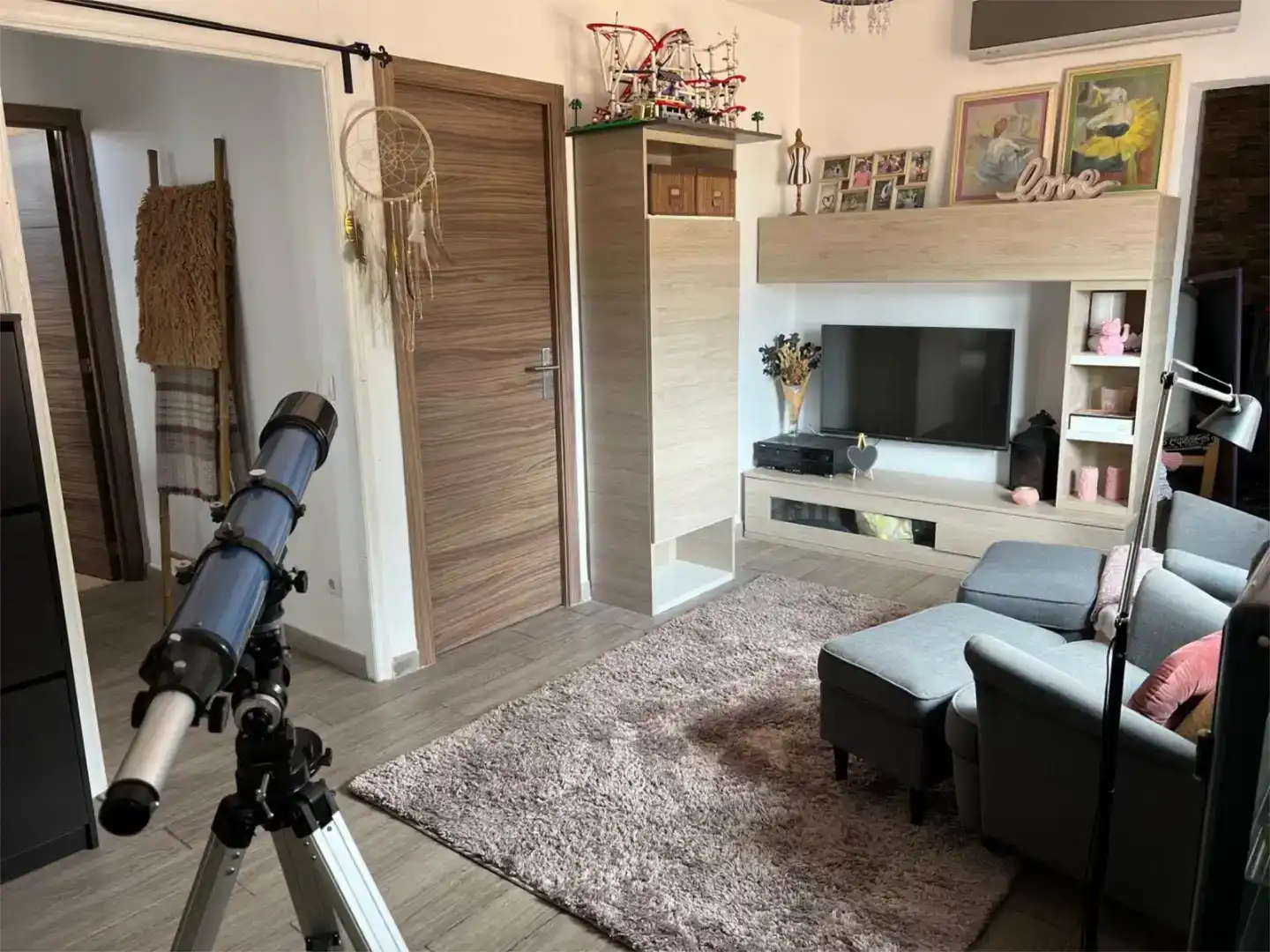 Sala de estar de Casa o chalet en venta en Campos con Aire acondicionado y Piscina