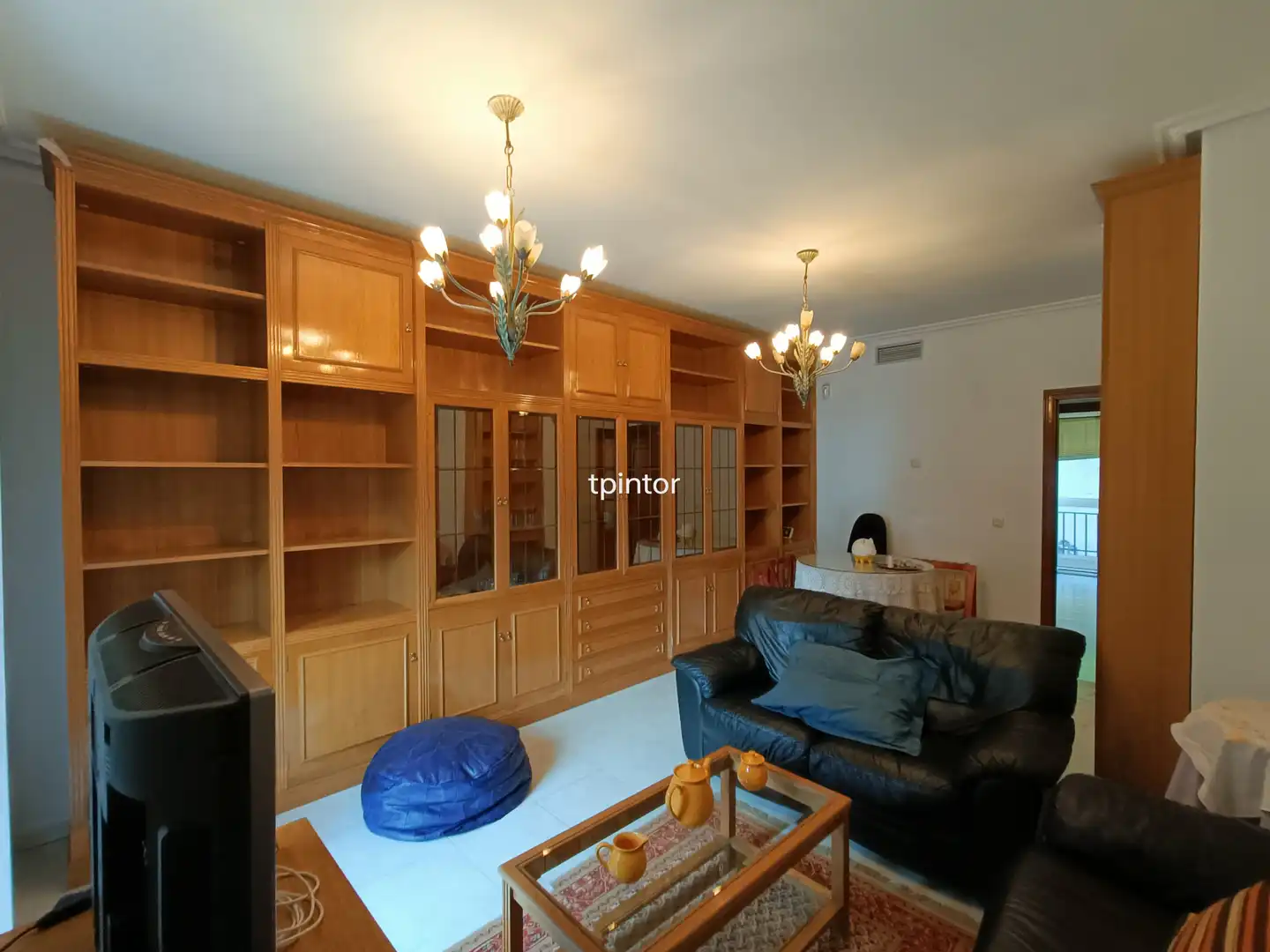 Living room of Flat for rent in Cáceres  with Air Conditioner, Heating and Private garden