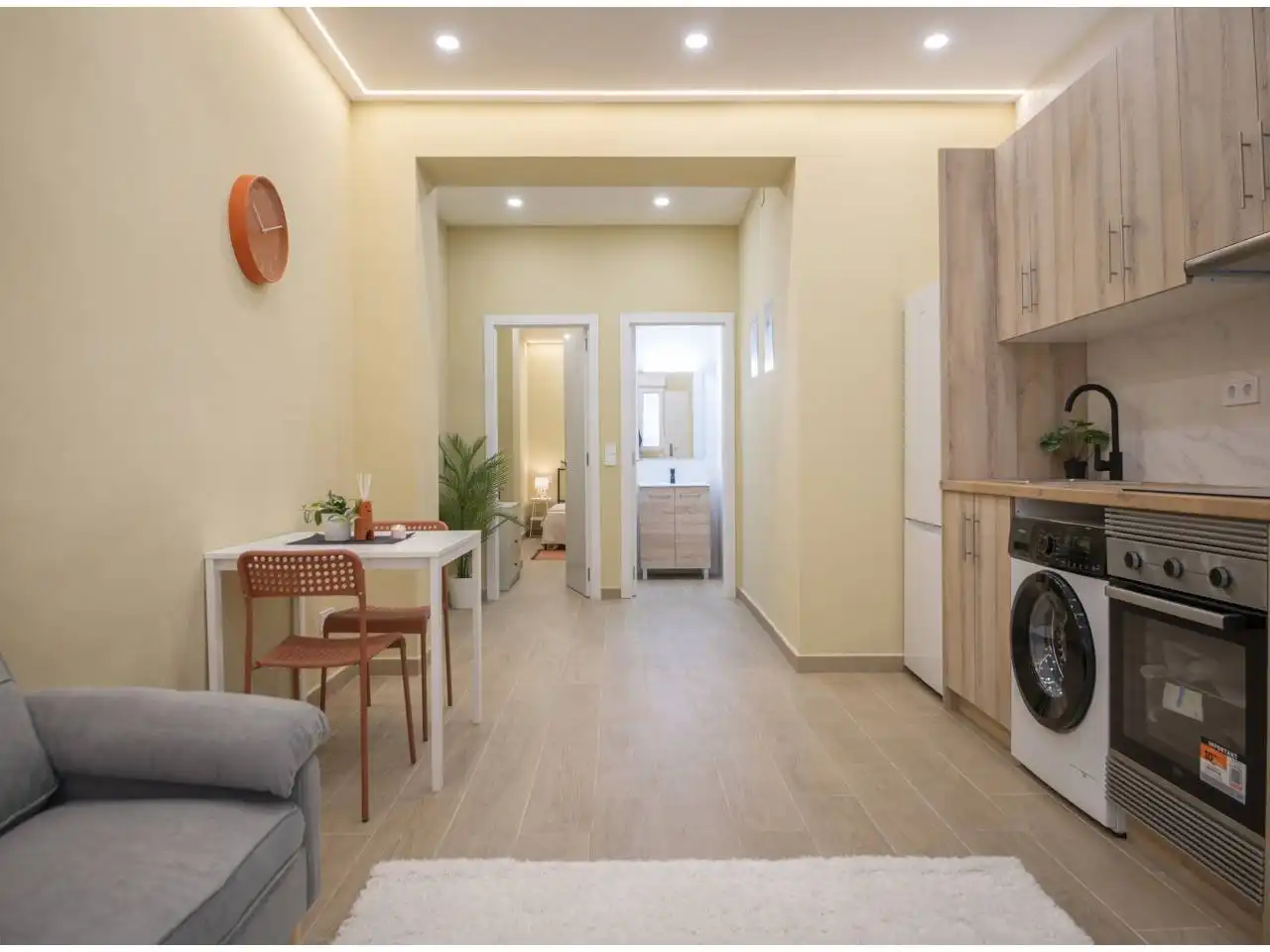 Estudio de alquiler en Barcelona con Aire acondicionado, Amueblado y Alarma