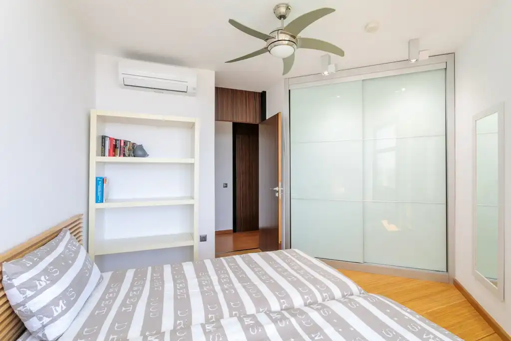Bedroom of Houses for sale in El Campello  with Air Conditioner, Private garden and Swimming Pool