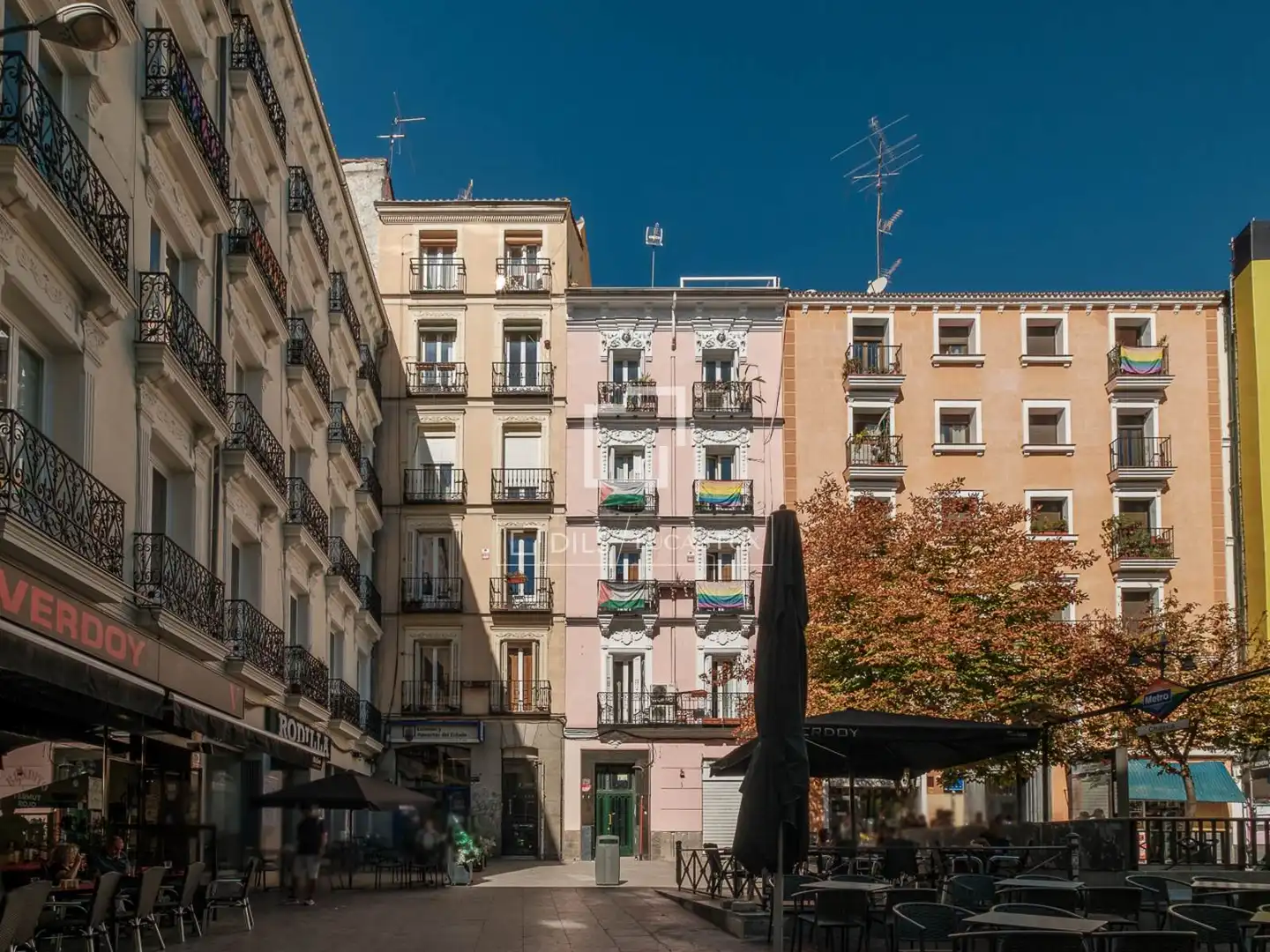 Vista exterior de Pis de lloguer en Madrid amb Aire condicionat i Moblat