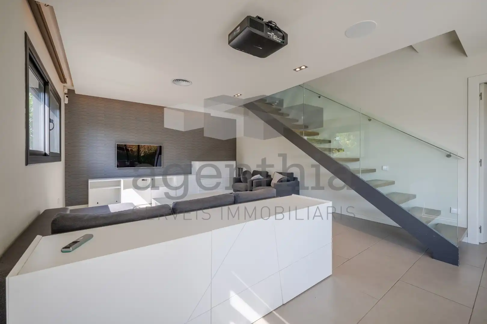 Living room of Houses for sale in Vilobí d'Onyar  with Heating, Storage room and Furnished