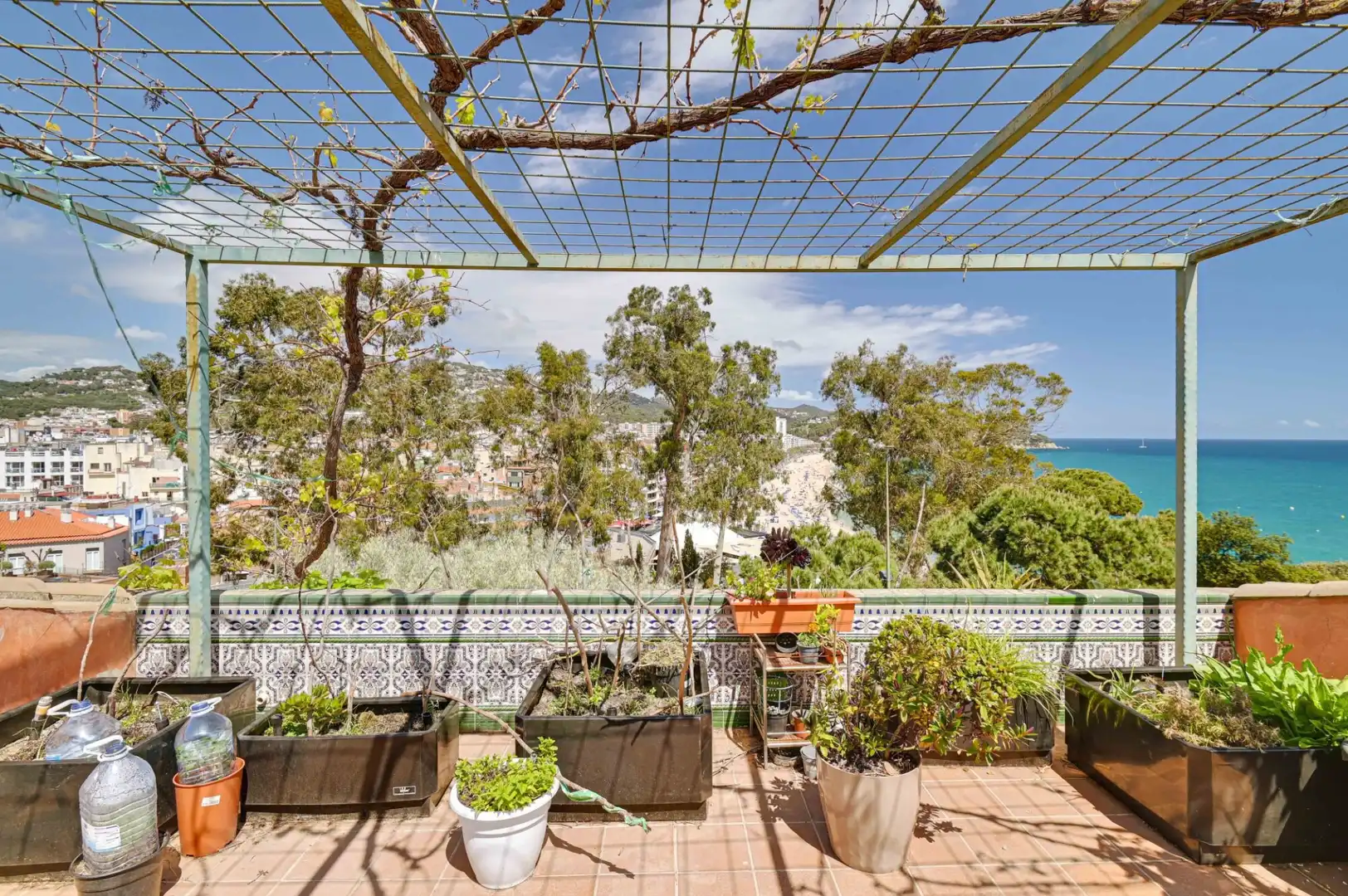 Terraza de Casa adosada en venta en Lloret de Mar con Aire acondicionado, Calefacción y Amueblado