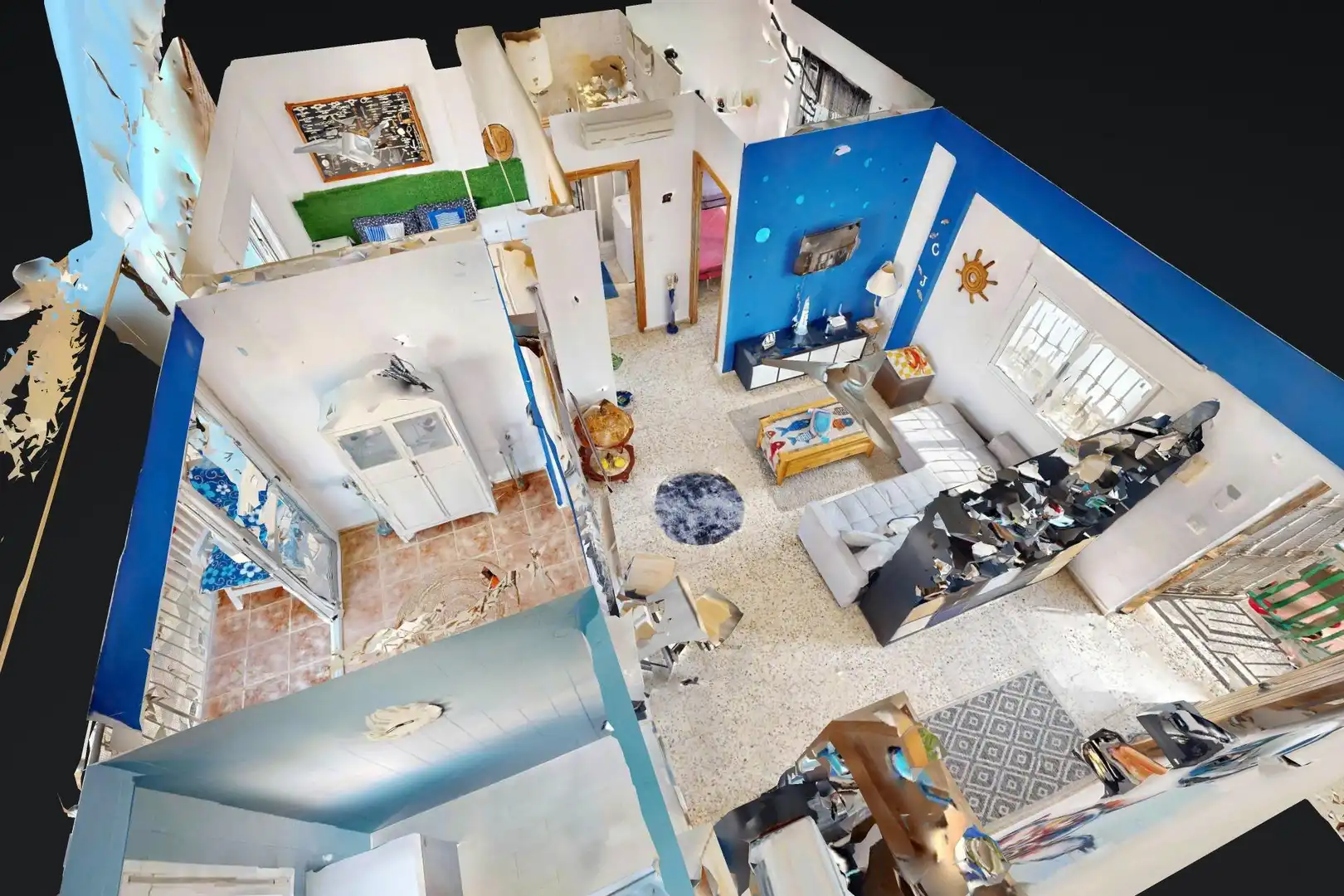 Sala d'estar de Apartament en venda en Cartagena amb Aire condicionat, Terrassa i Balcó