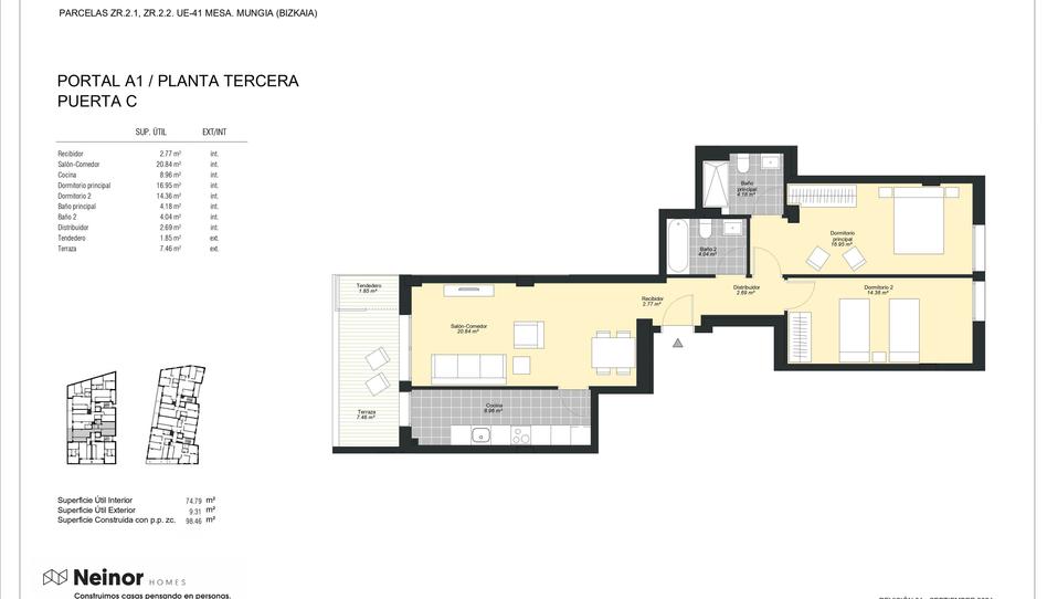 Foto 1 de vivienda de obra nueva en Piso en venta en   Calle Lauxeta Olerkari, Mungia, Bizkaia