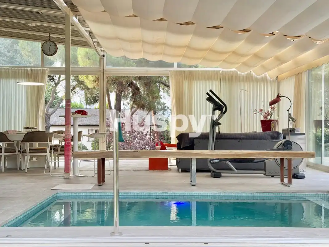 Swimming pool of Houses for sale in Puerto de Galapagar - Las Cuestas
