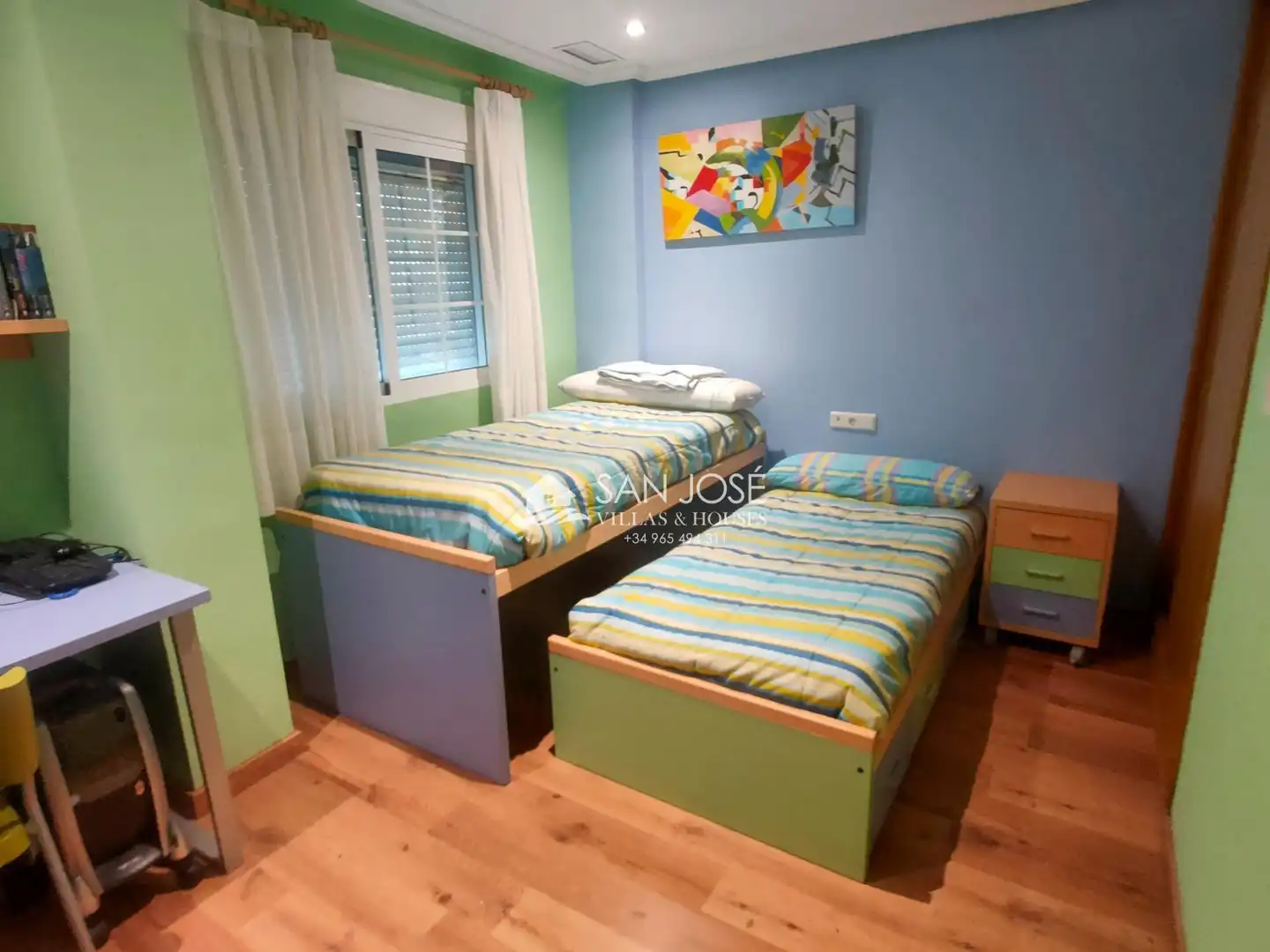 Bedroom of Flat for sale in Aspe  with Air Conditioner, Heating and Terrace