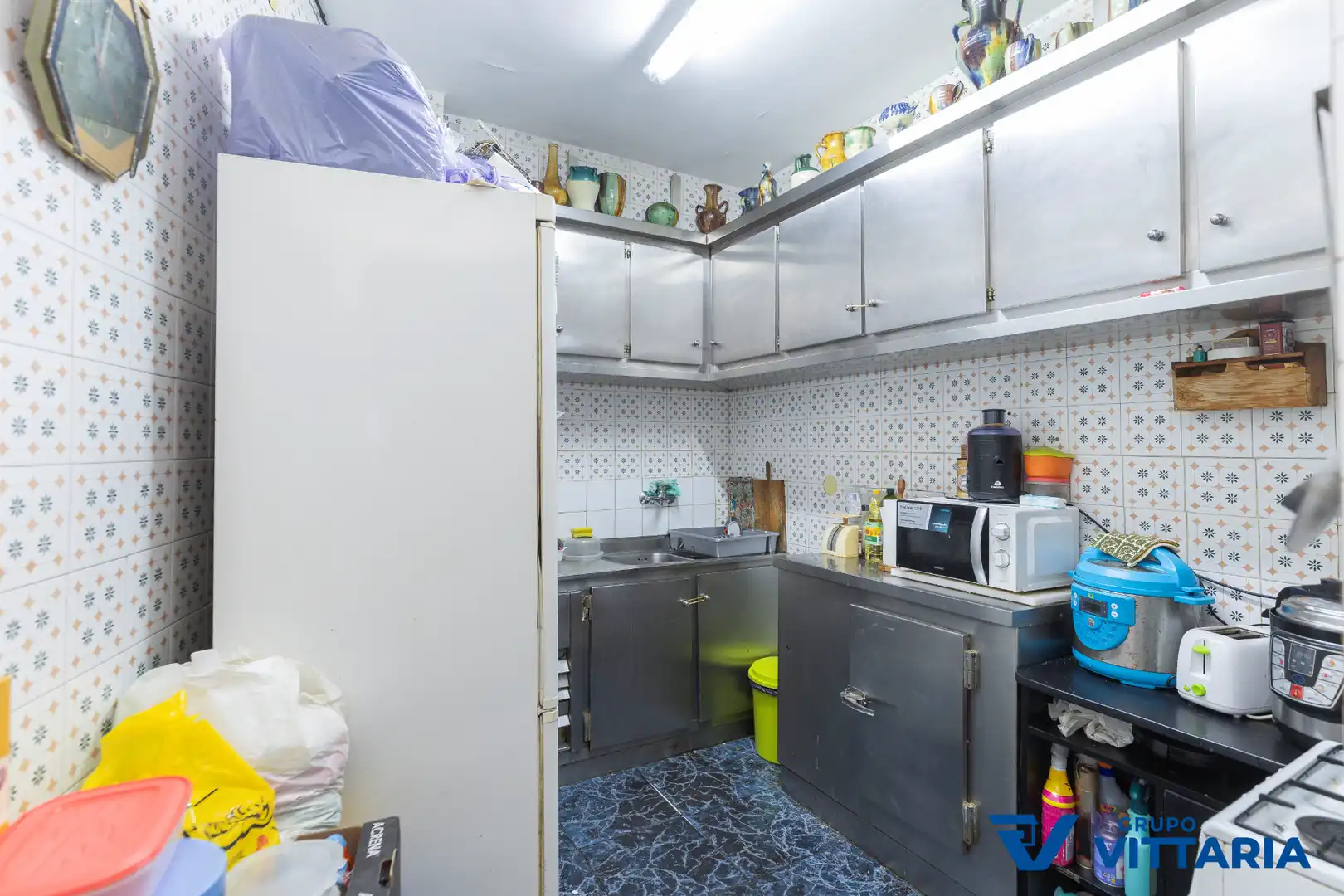 Cocina de Piso en venta en Almería con Aire acondicionado, Terraza y Trastero