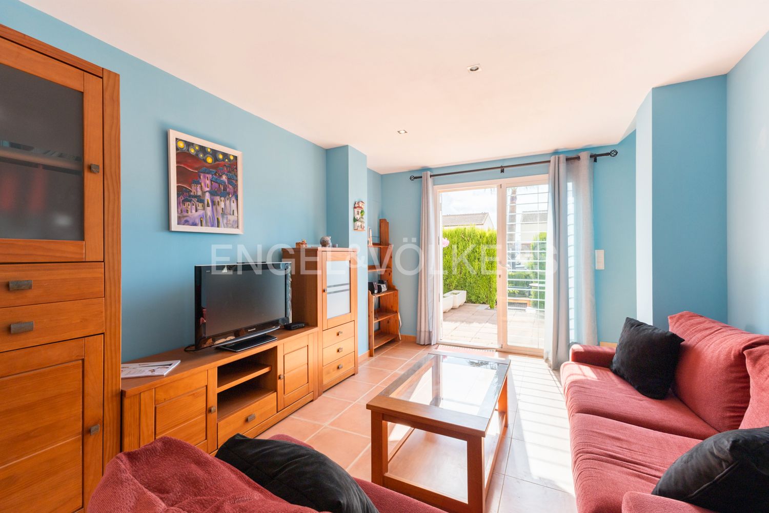 Sala d'estar de Casa o xalet en venda en Oropesa del Mar / Orpesa amb Calefacció, Jardí privat i Terrassa