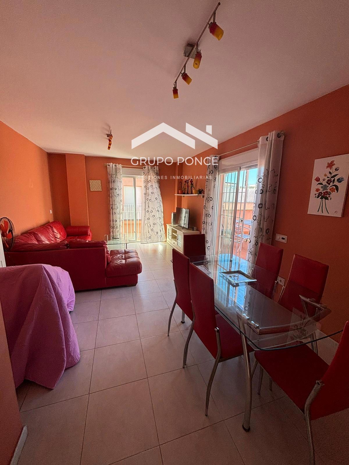 Living room of Flat for sale in Jerez de la Frontera  with Air Conditioner, Terrace and Storage room