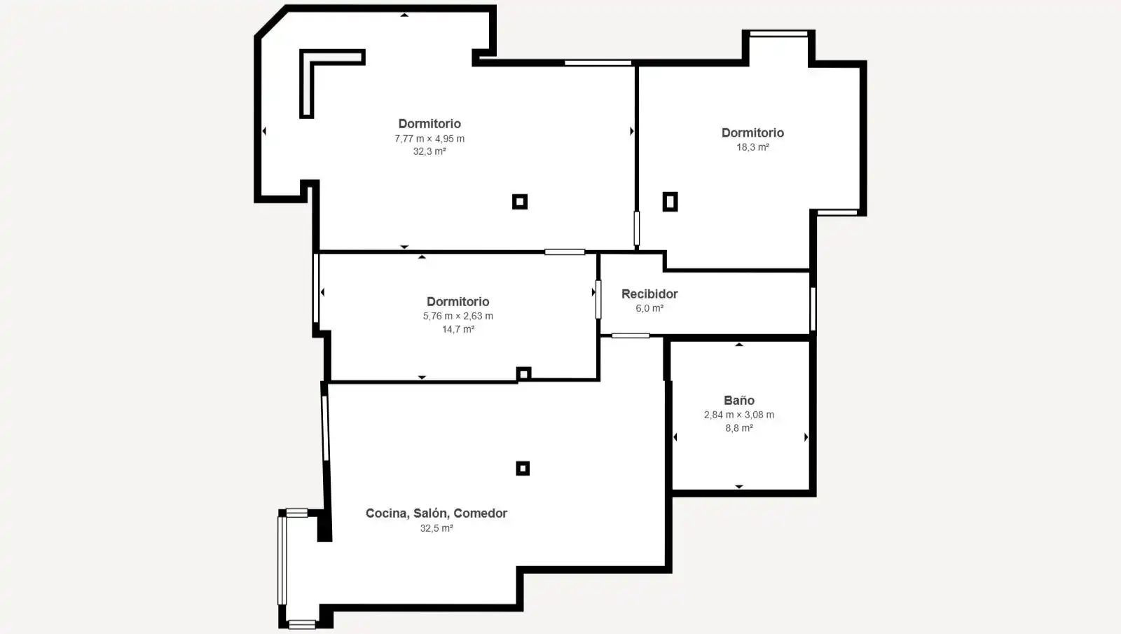 Piso con terraza en venta en Calle PORTAL DE ZAMUDIO, imagen 21