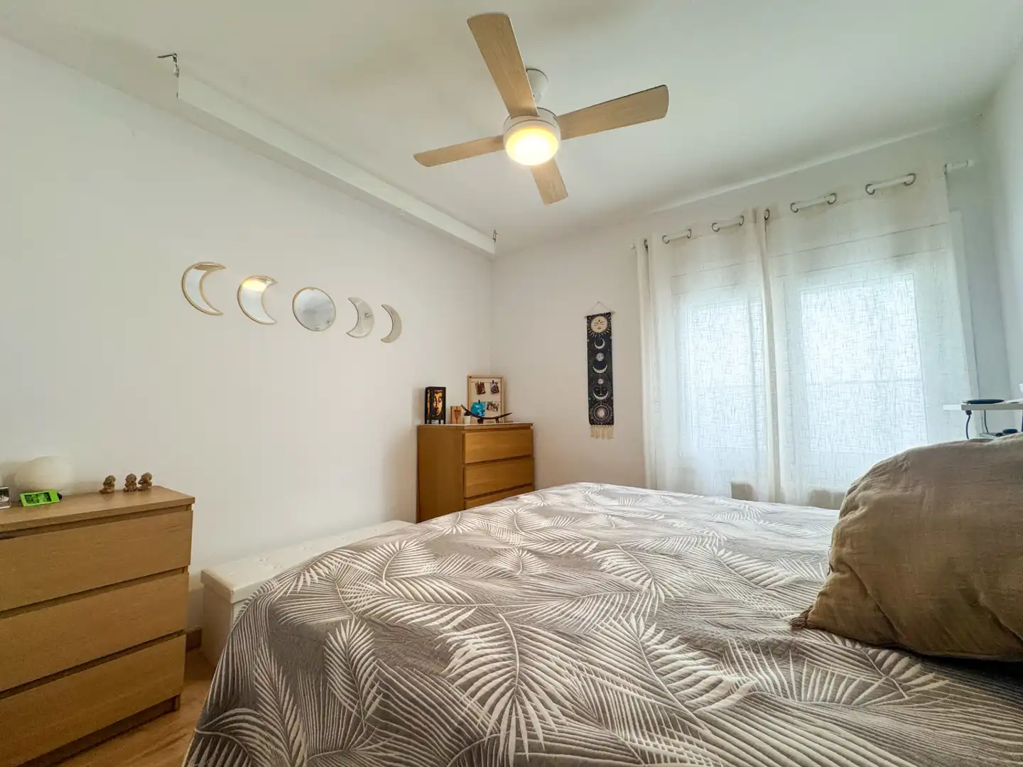 Bedroom of Flat for sale in Sentmenat  with Air Conditioner, Heating and Parquet flooring