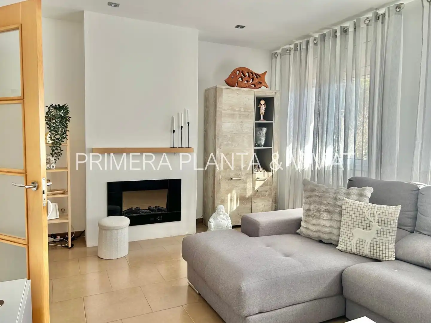 Living room of Houses for sale in Argentona  with Heating