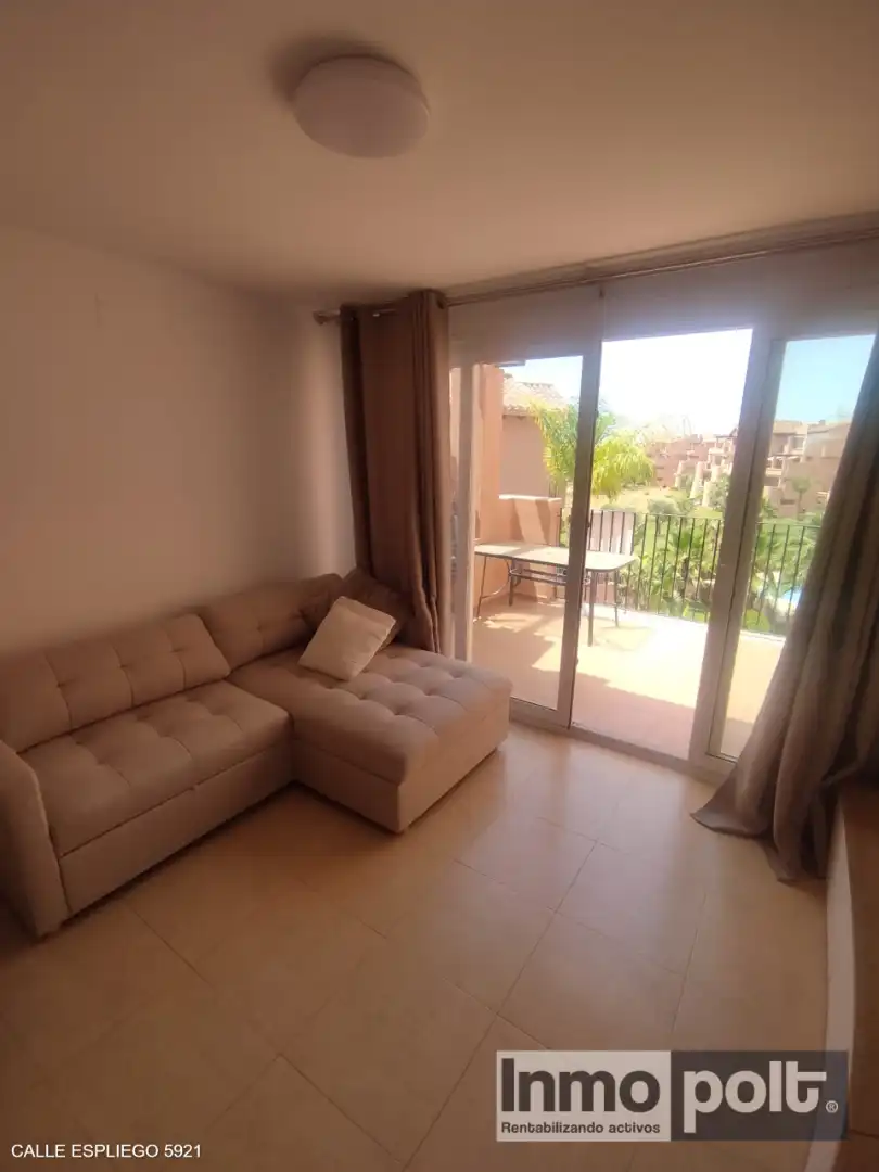 Sala d'estar de Pis en venda en Torre-Pacheco amb Aire condicionat, Jardí privat i Terrassa