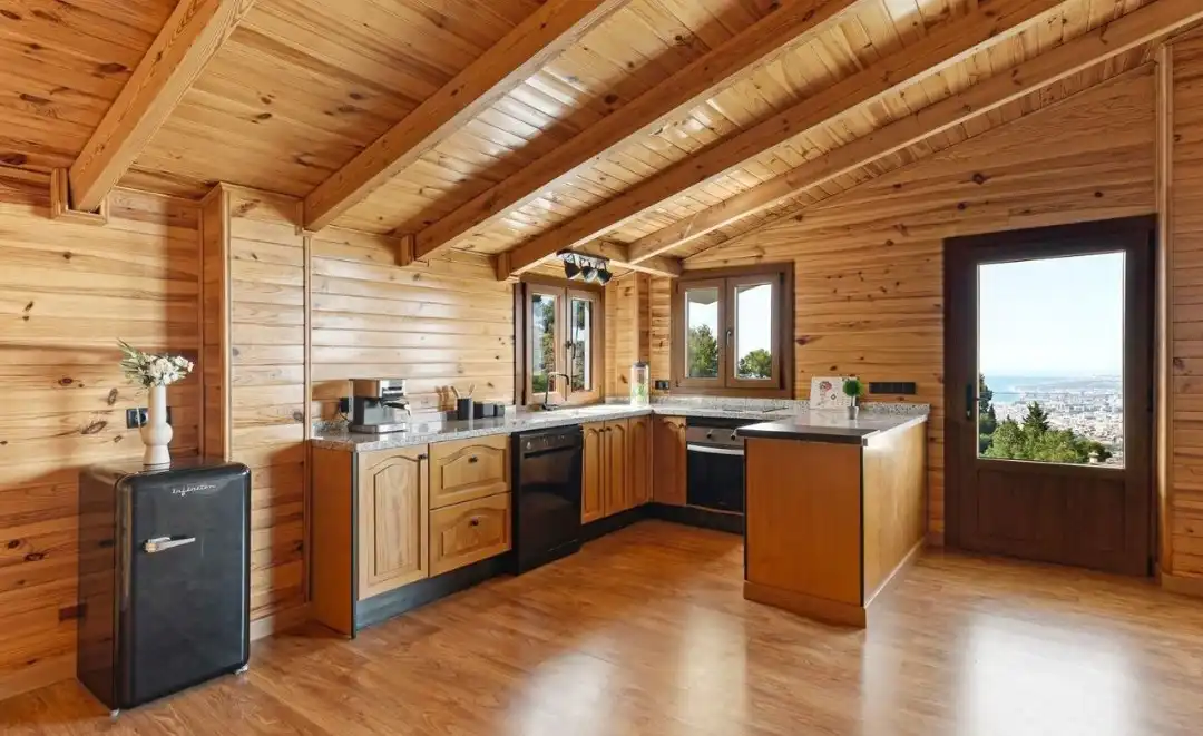 Küche von Haus oder Chalet zum Verkauf in Málaga mit Möbliert