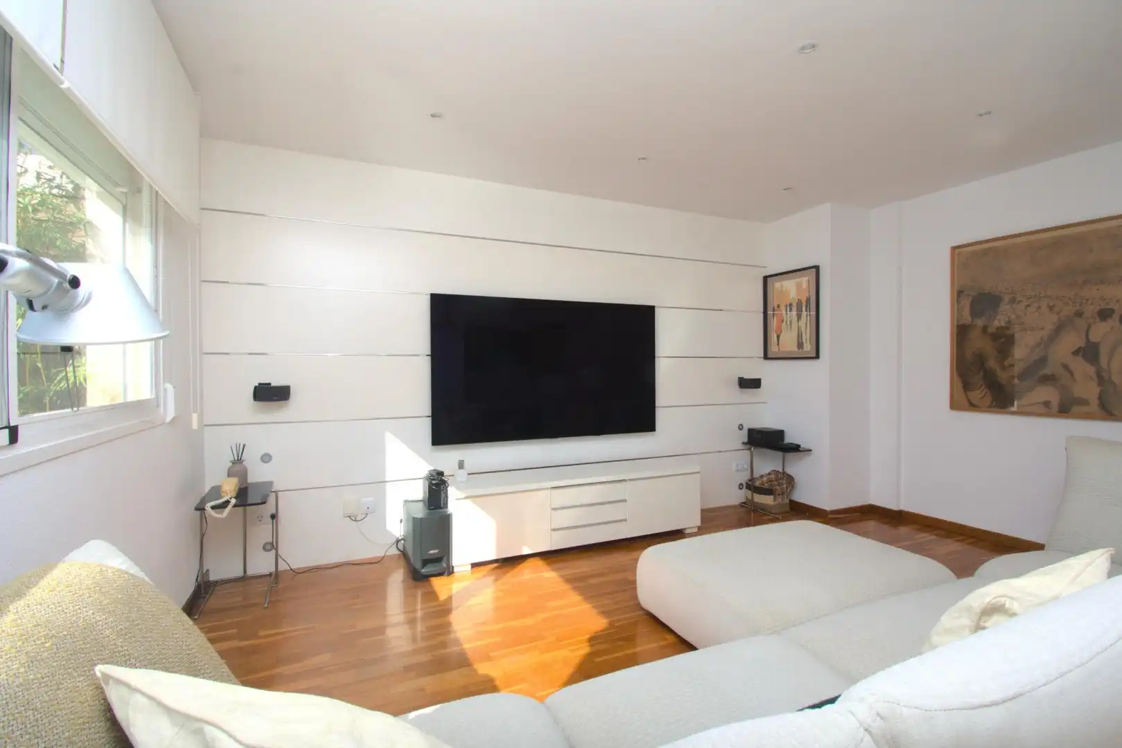 Sala de estar de Planta baja en venta en  Palma de Mallorca con Aire acondicionado, Calefacción y Jardín privado