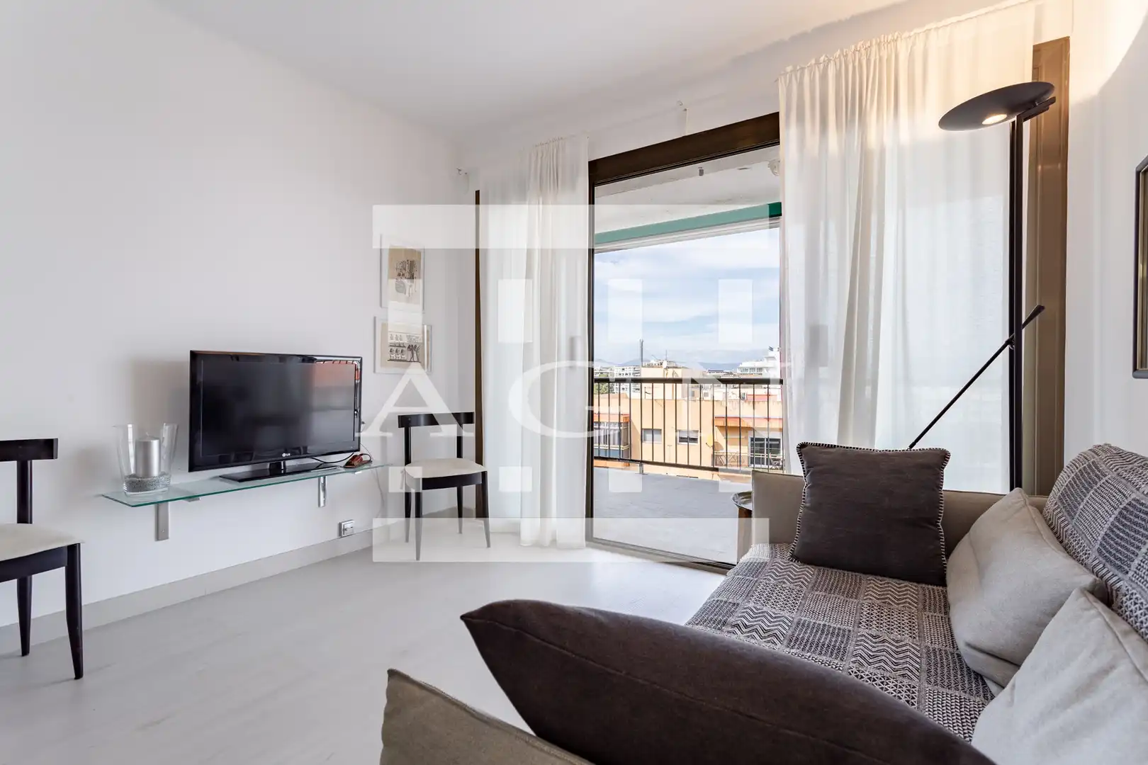 Wohnzimmer von Wohnung zum Verkauf in Salou mit Klimaanlage, Heizung und Terrasse