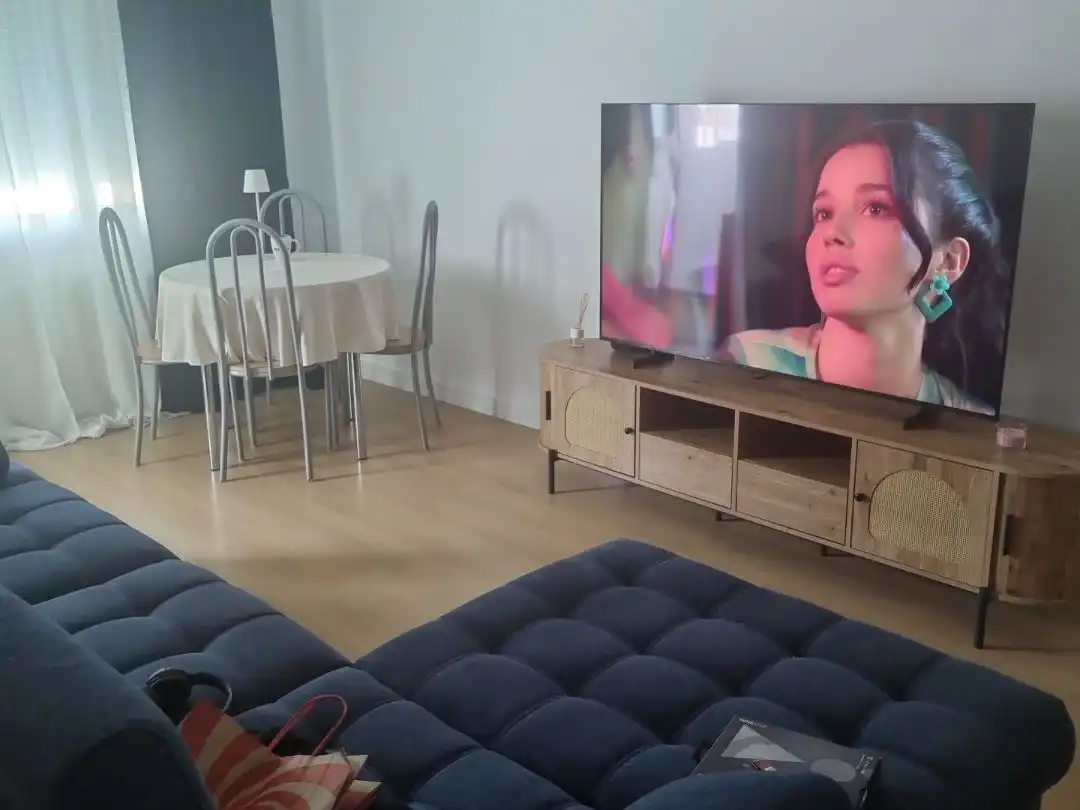 Sala de estar de Piso para compartir en Madrid con Aire acondicionado, Calefacción y Parquet