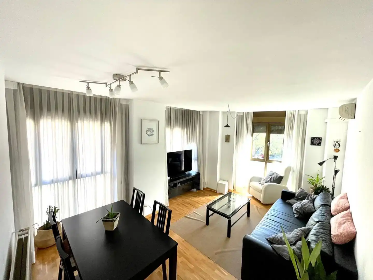 Sala de estar de Piso de alquiler en Madrid