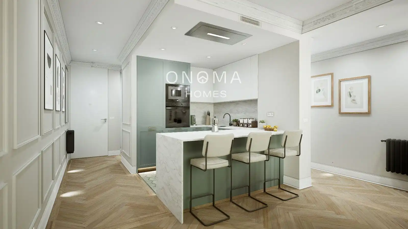 Cocina de Piso en venta en Madrid con Aire acondicionado, Calefacción y Parquet