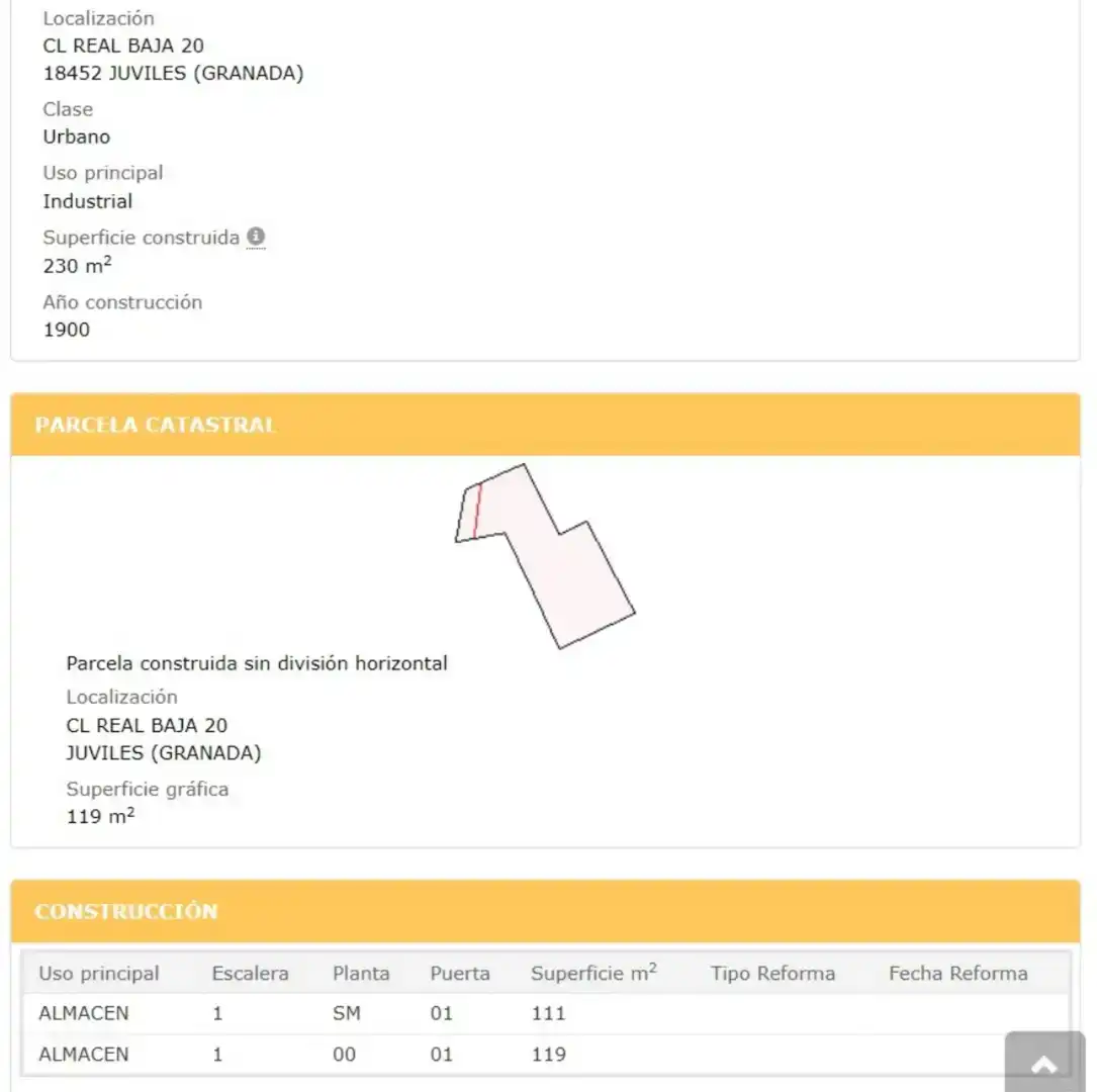 Finca rústica en venta en Juviles