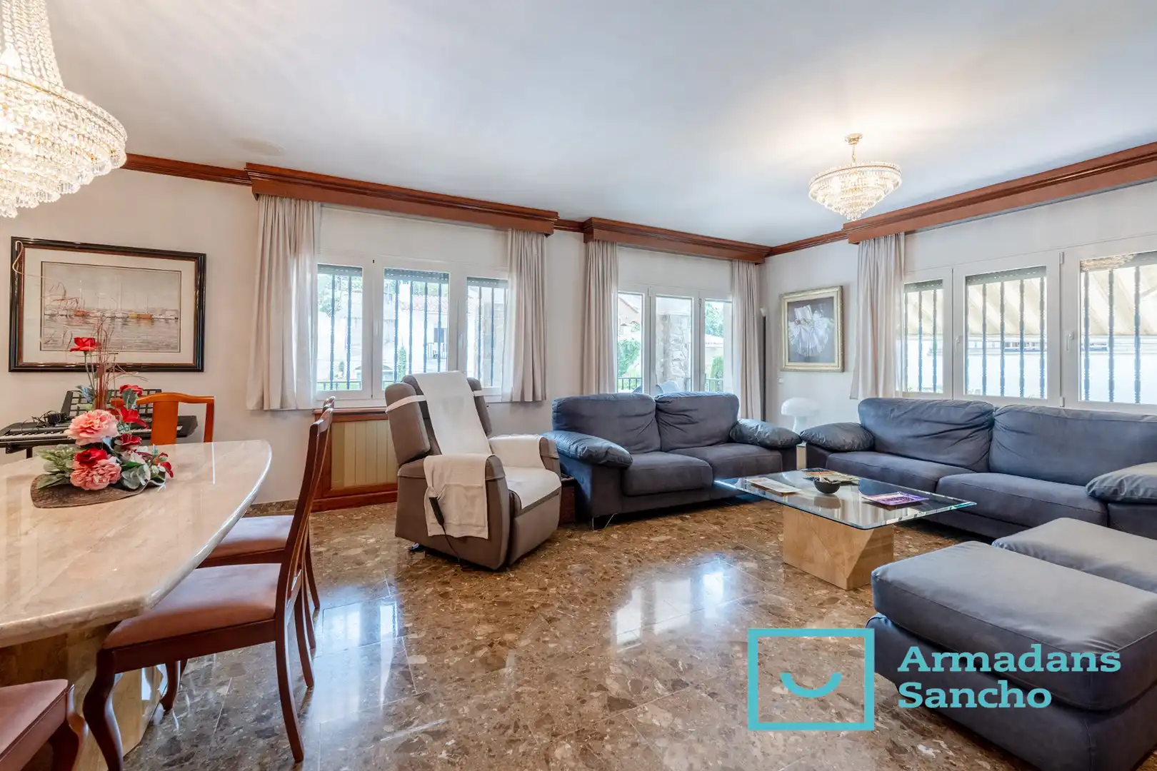 Sala de estar de Casa o chalet en venta en Cabrera de Mar con Calefacción, Jardín privado y Terraza